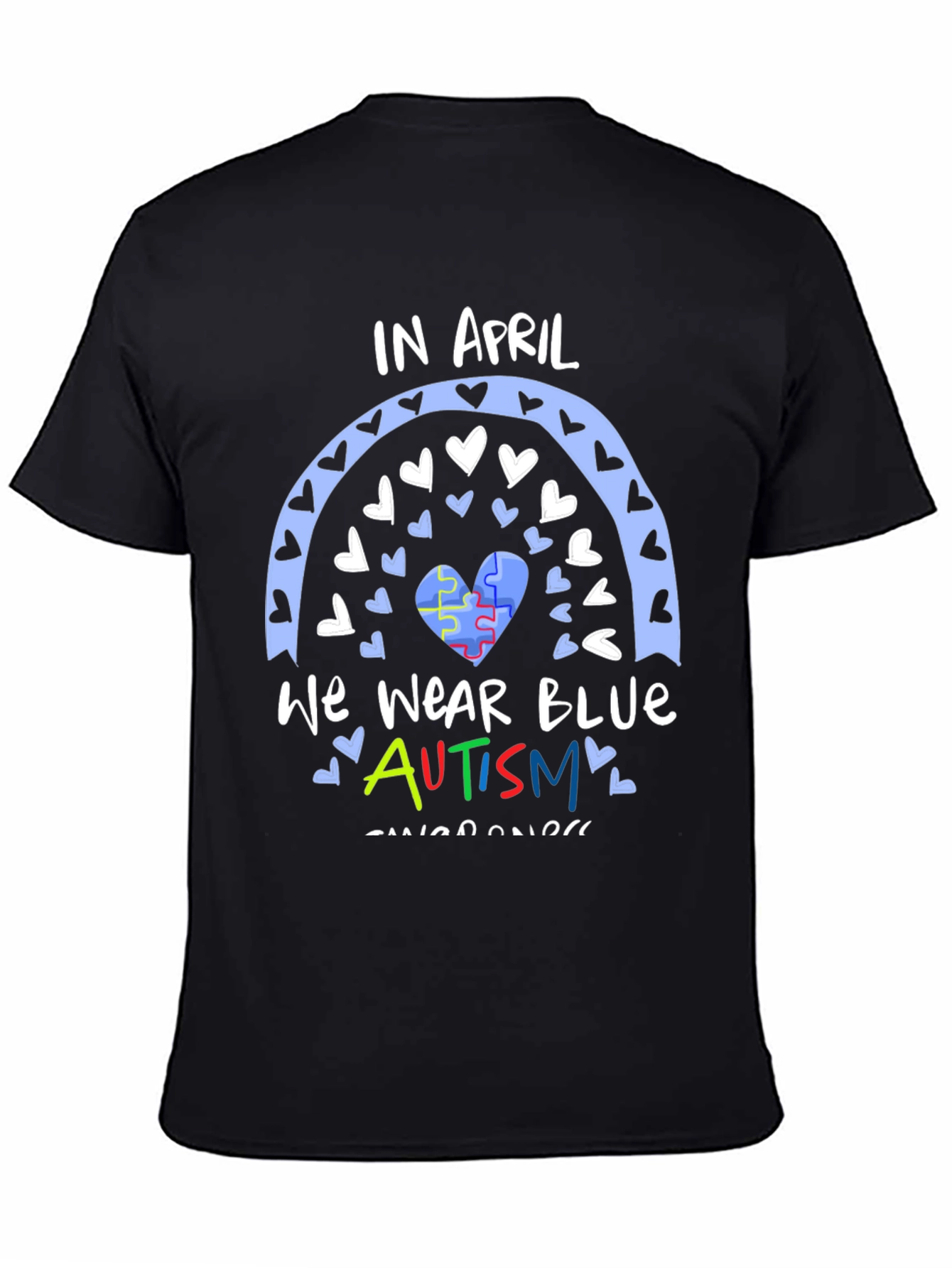Autism Awareness T-Shirt - In April We Wear Blue