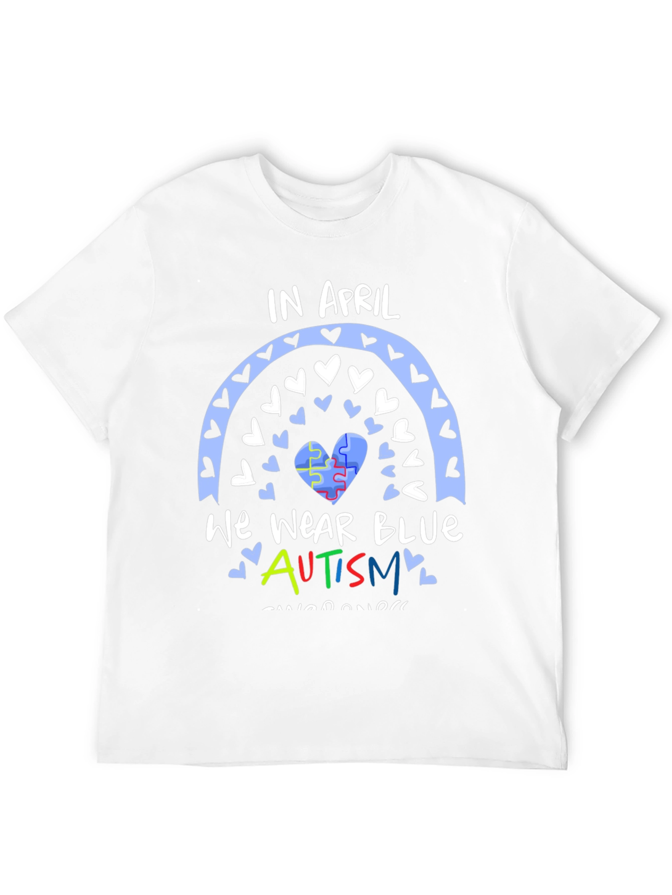 Autism Awareness T-Shirt - In April We Wear Blue