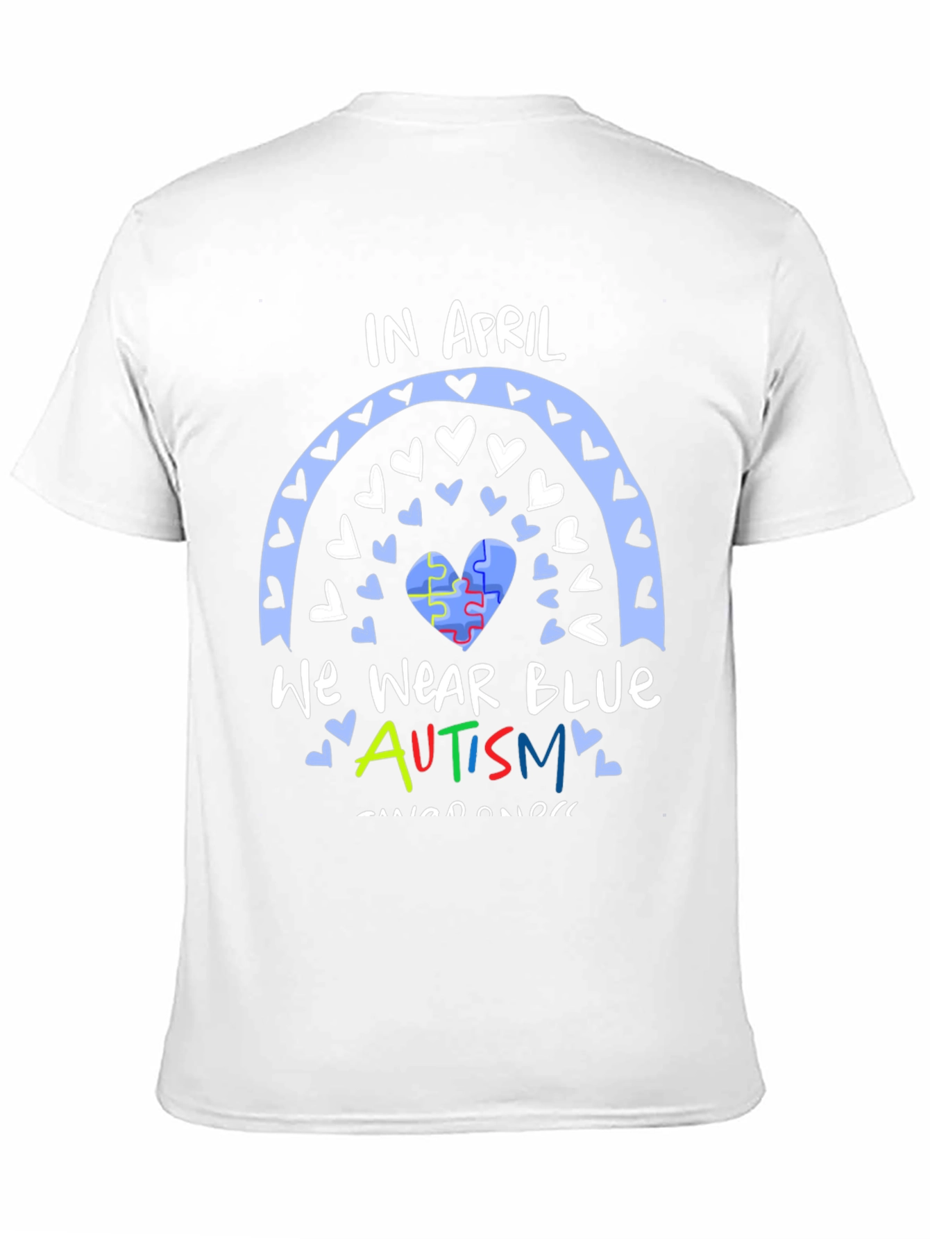 Autism Awareness T-Shirt - In April We Wear Blue