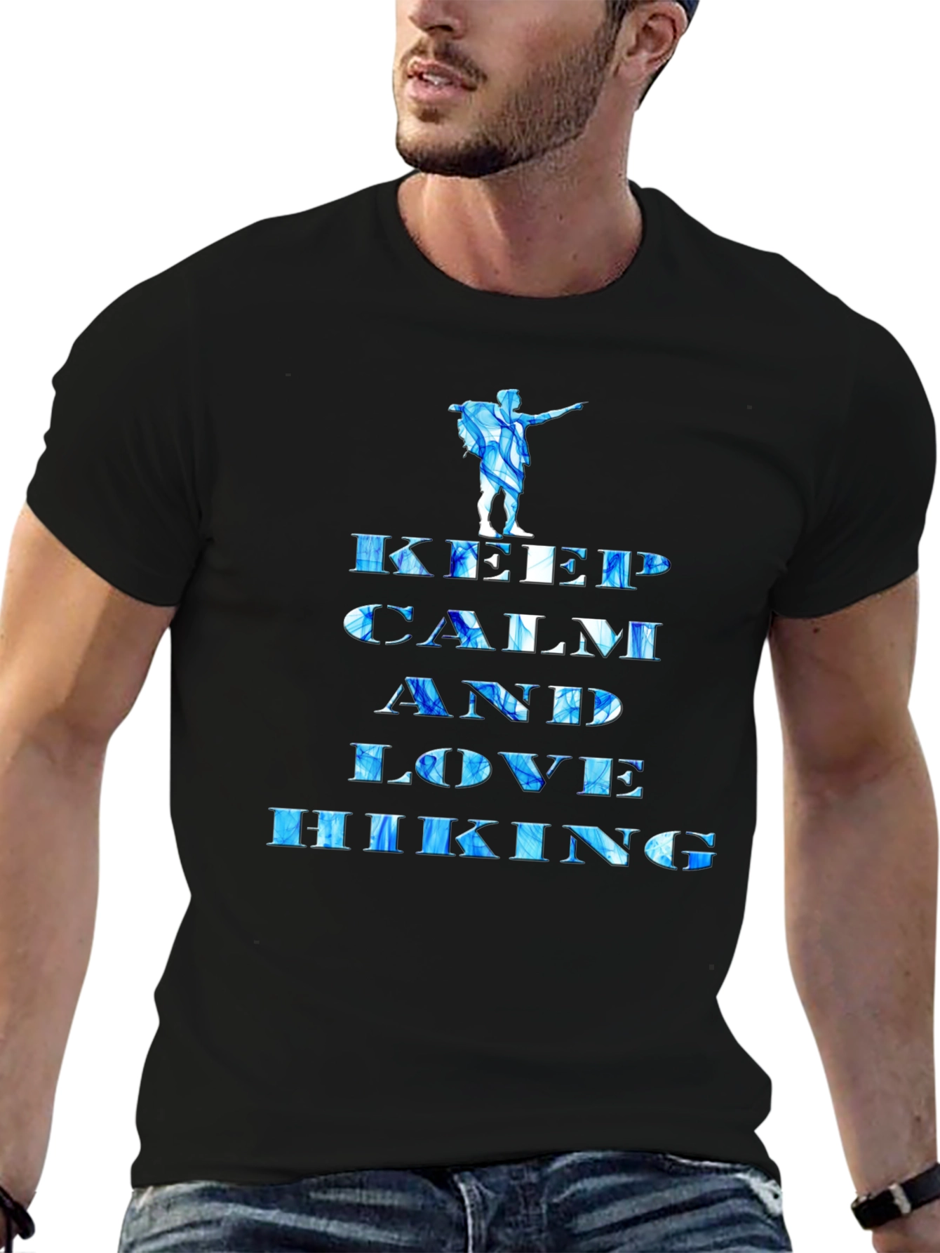 Keep Calm and Love Hiking Graphic Tee