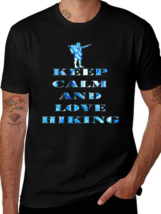 Keep Calm and Love Hiking Graphic Tee