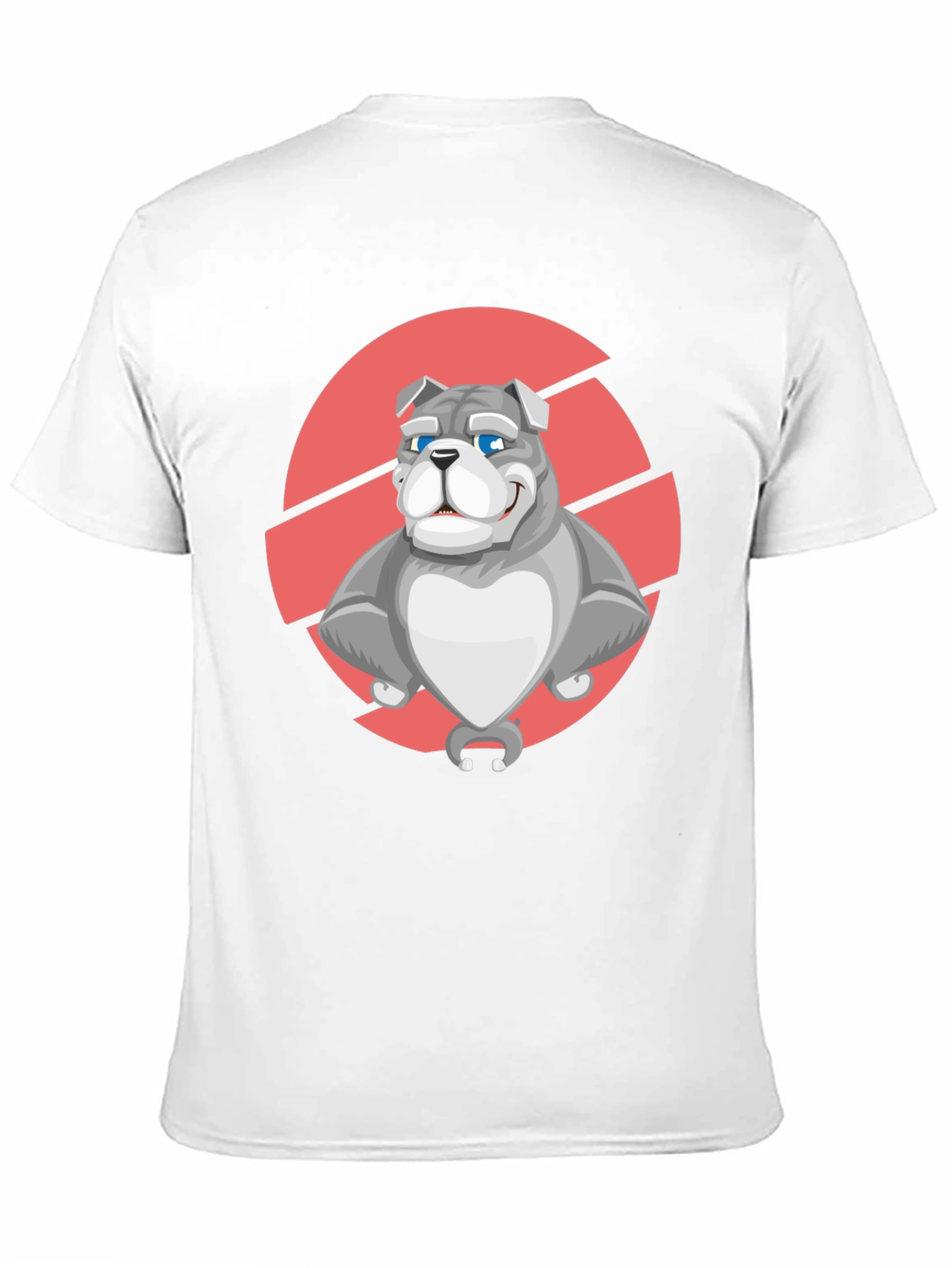Bulldog Graphic Tee - Black Cotton T-Shirt