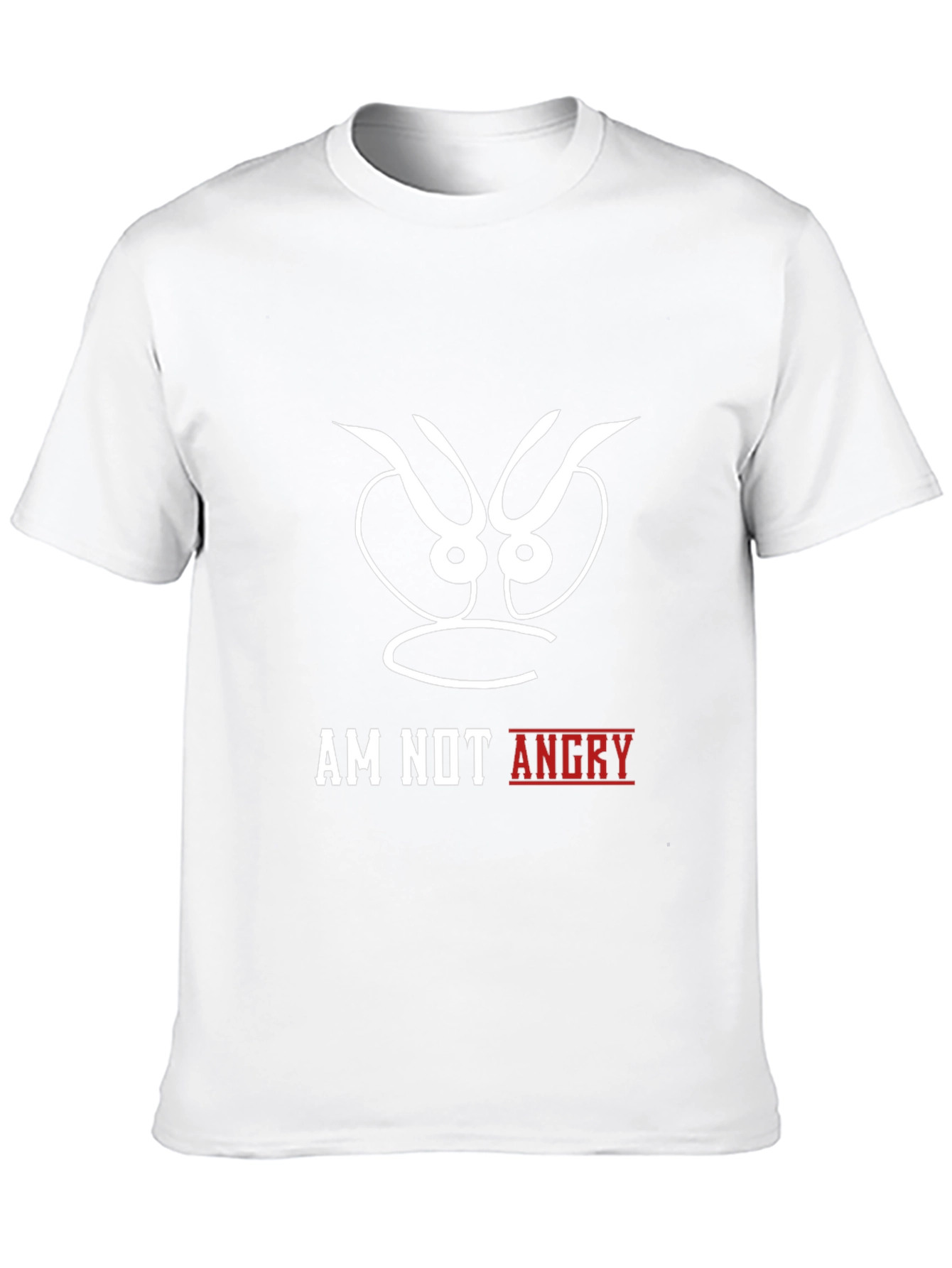Am Not Angry Black Graphic Tee