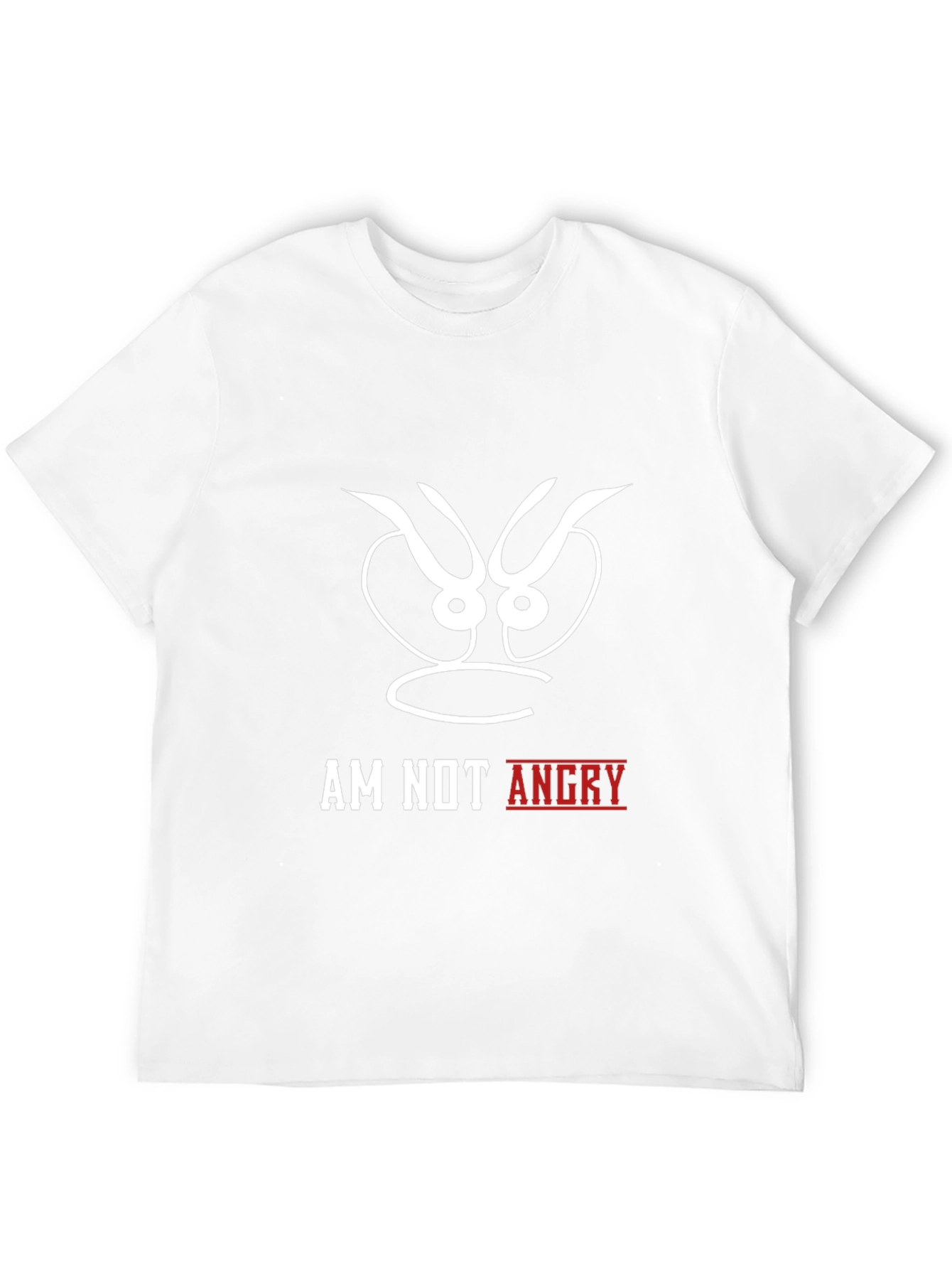 Am Not Angry Black Graphic Tee