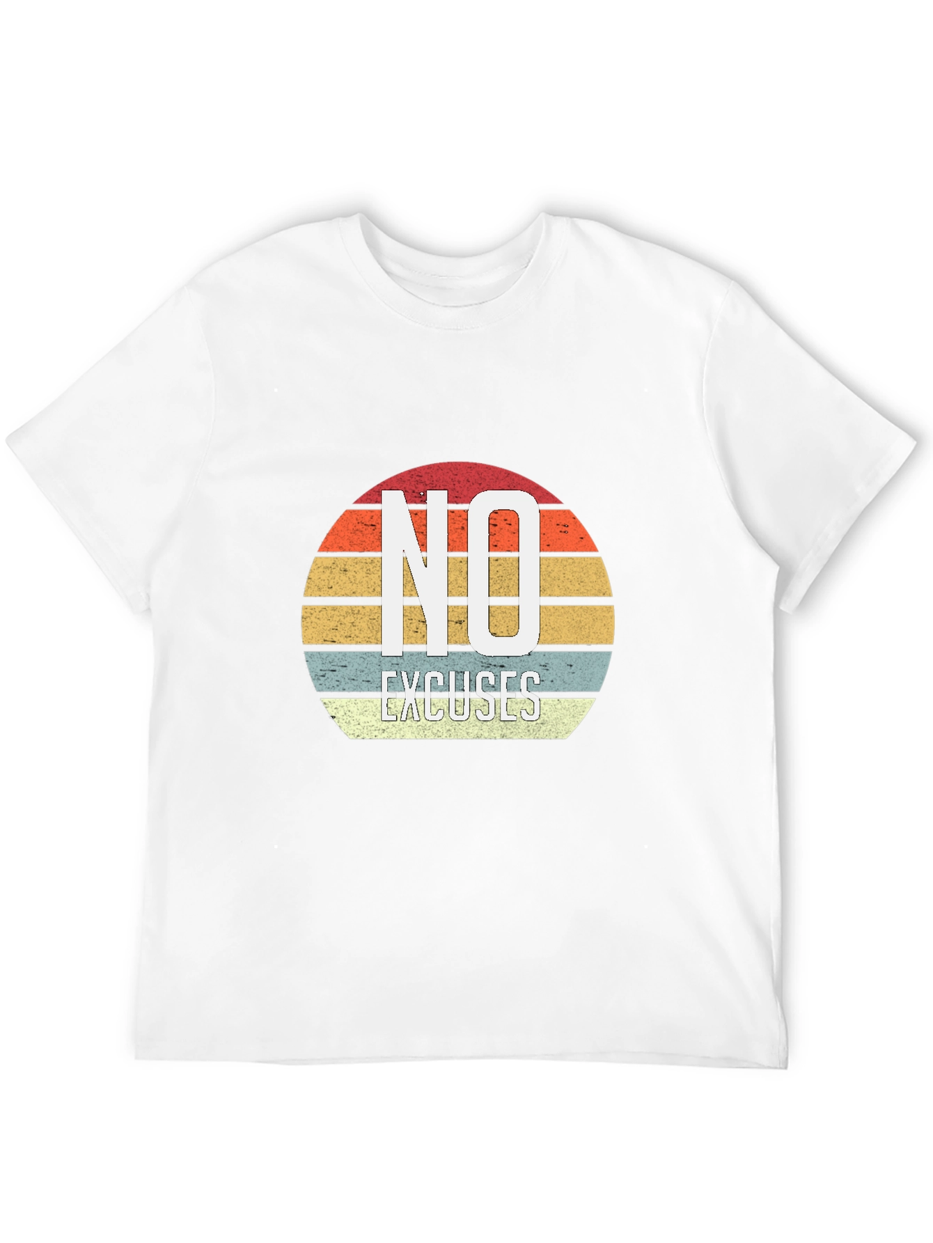 No Excuses Retro Graphic T-Shirt