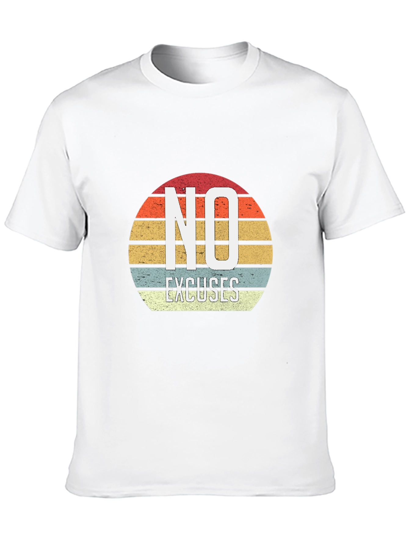 No Excuses Retro Graphic T-Shirt