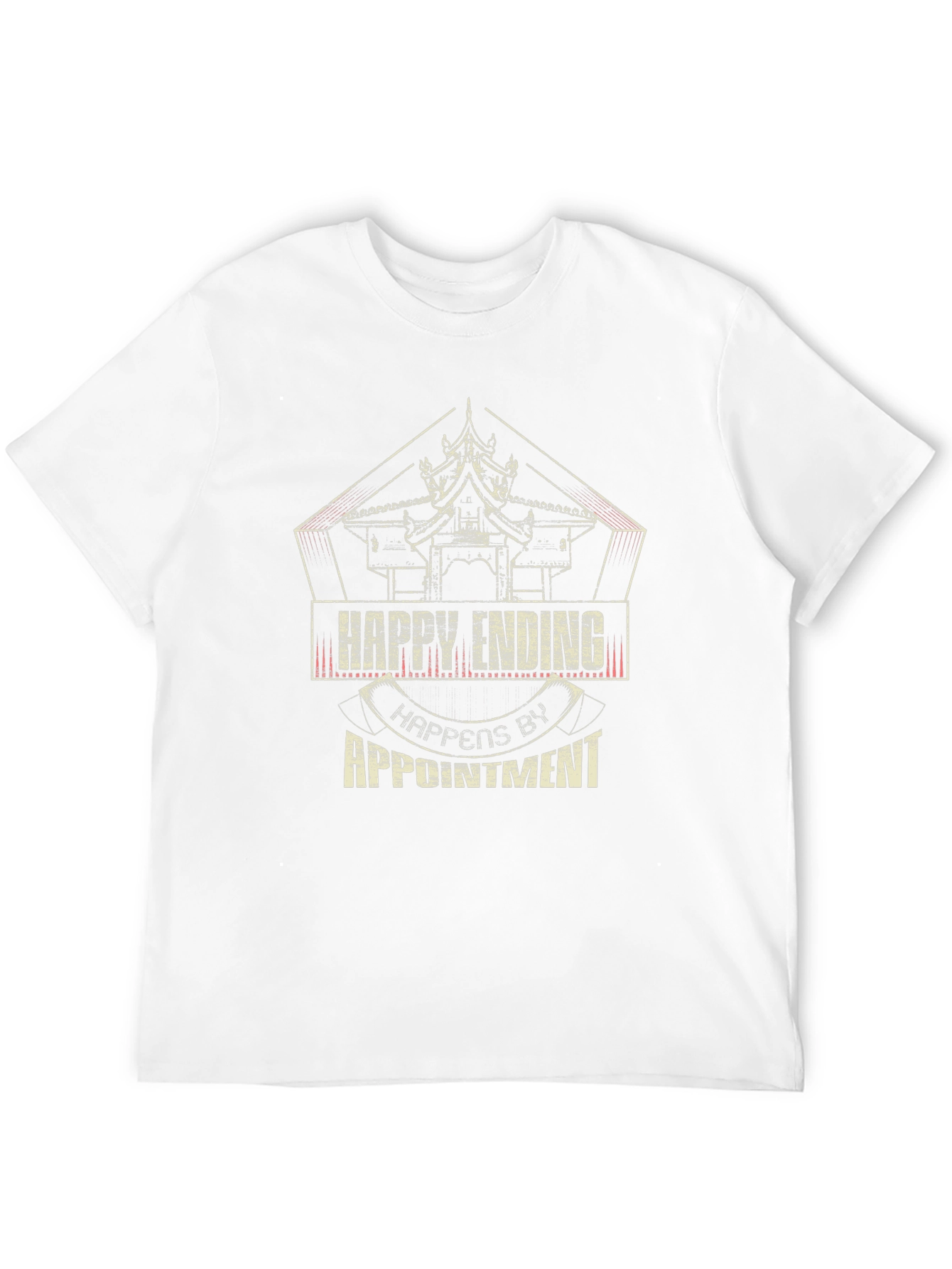 Happy Ending Happens by Appointment Black T-Shirt