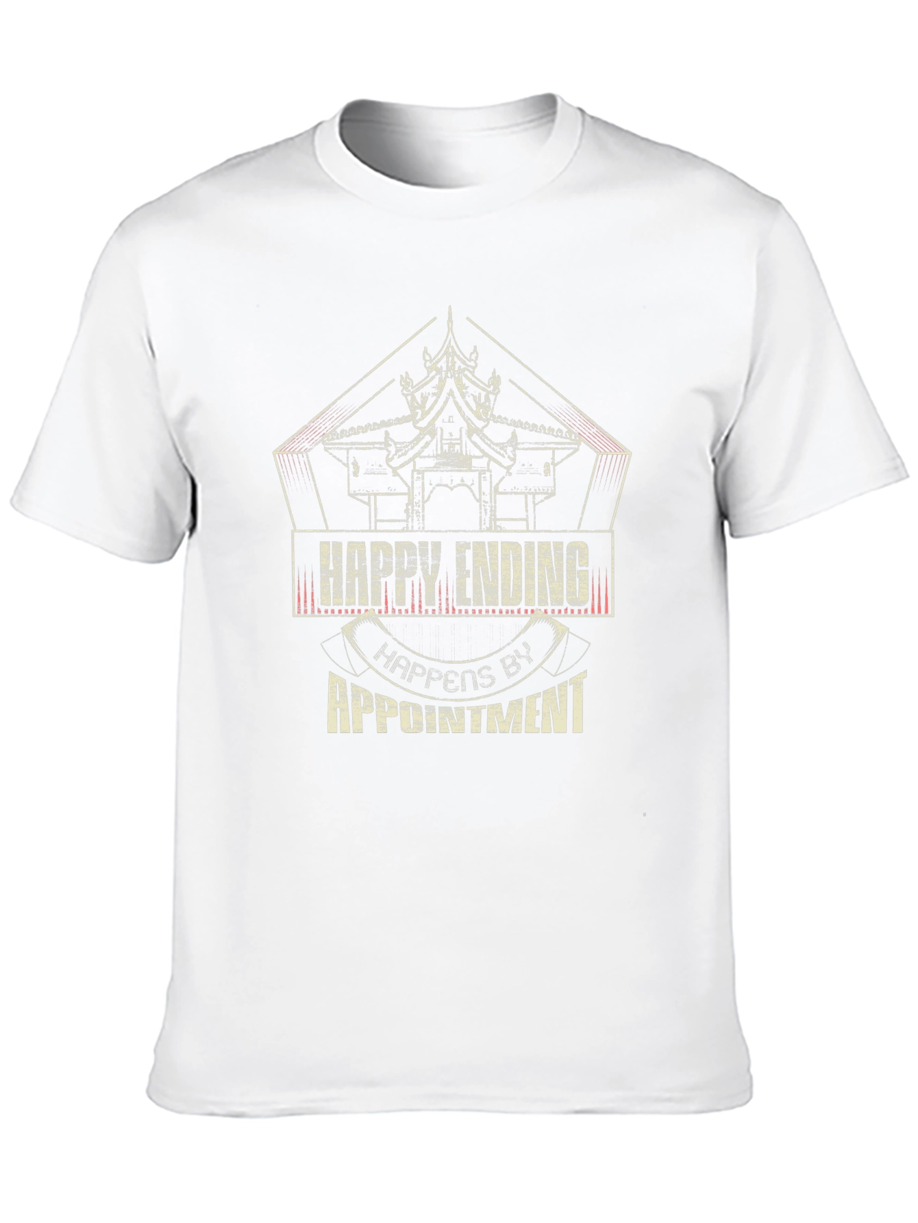 Happy Ending Happens by Appointment Black T-Shirt