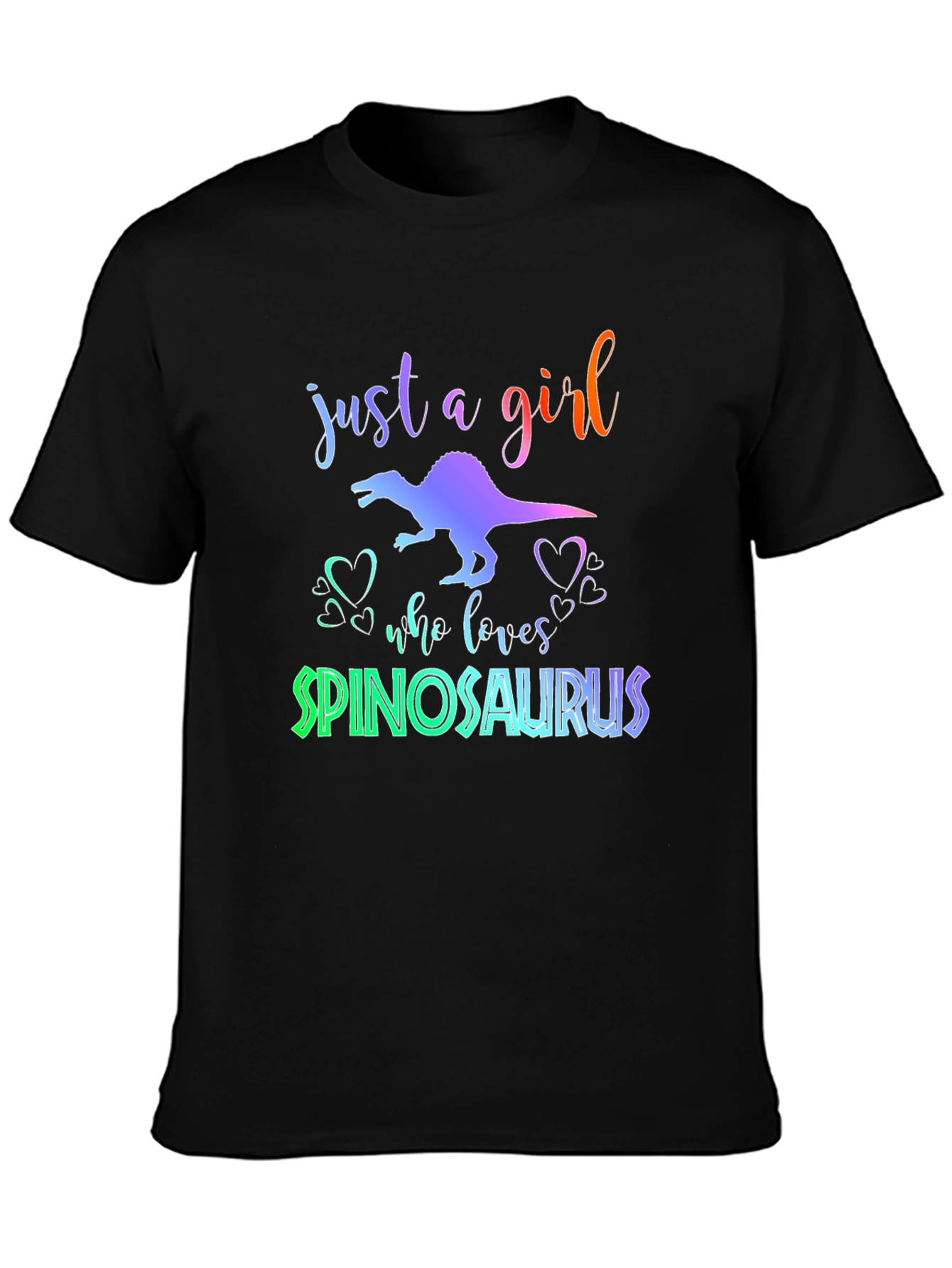 Spinosaurus Girls T-Shirt - Dinosaur Lover Tee