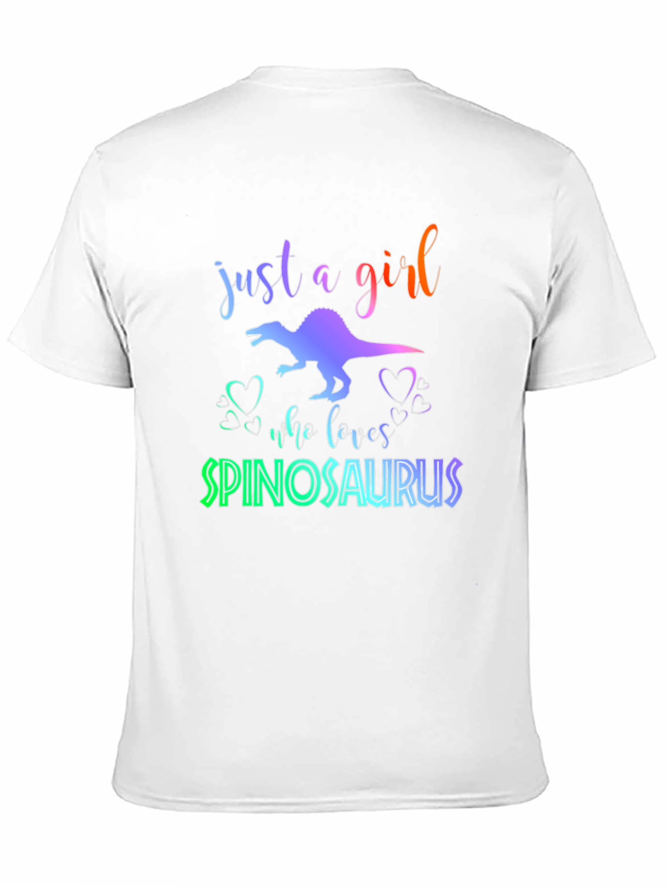 Spinosaurus Girls T-Shirt - Dinosaur Lover Tee