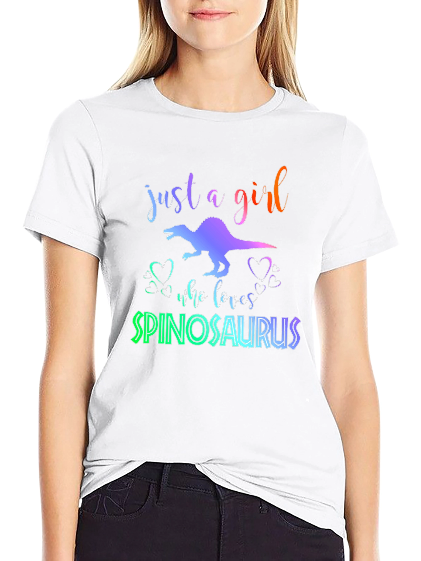 Spinosaurus Girls T-Shirt - Dinosaur Lover Tee