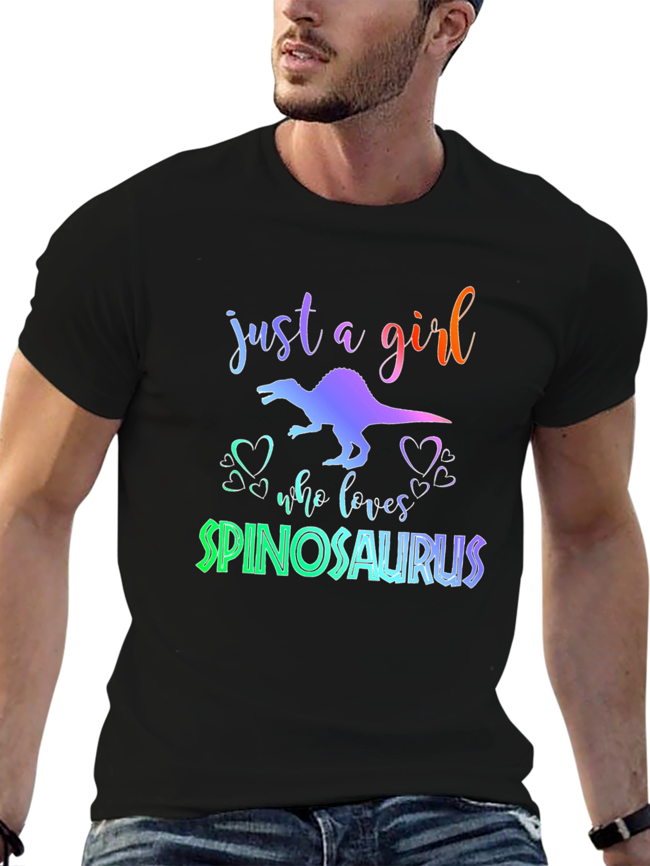 Spinosaurus Girls T-Shirt - Dinosaur Lover Tee