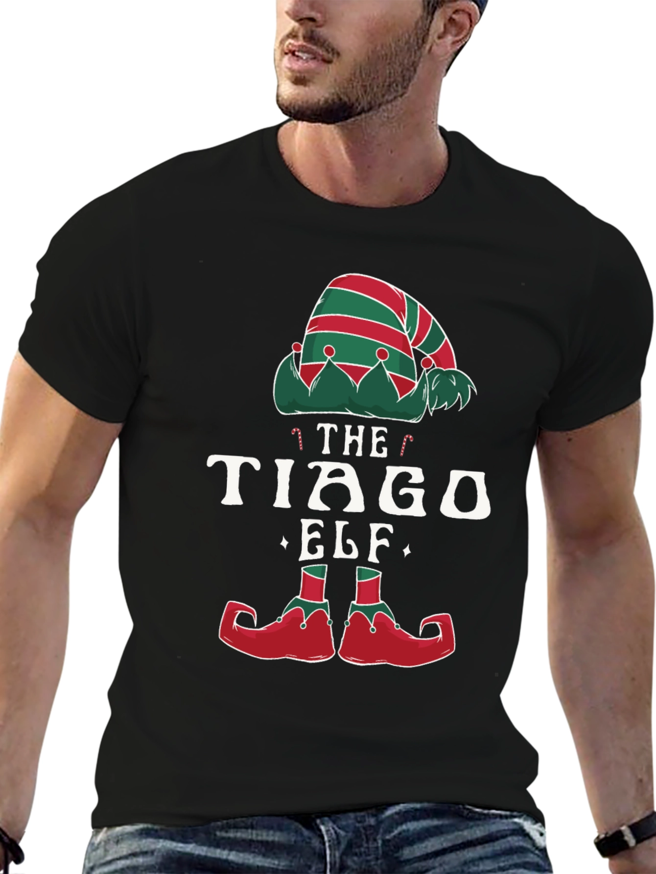 The Tiago Elf Matching Family Christmas T-Shirt