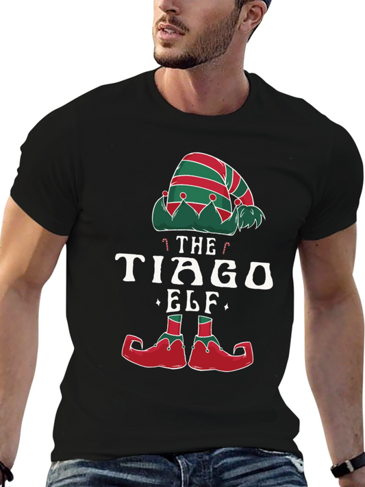 The Tiago Elf Matching Family Christmas T-Shirt