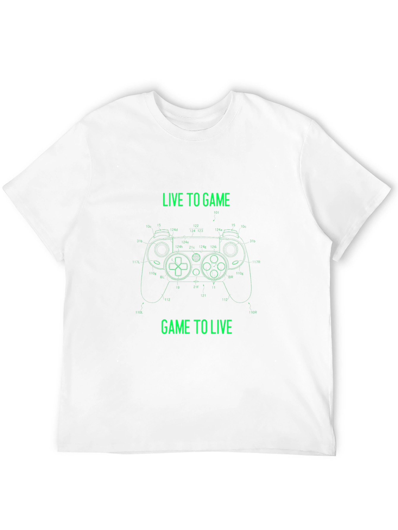 Live to Game Black T-Shirt