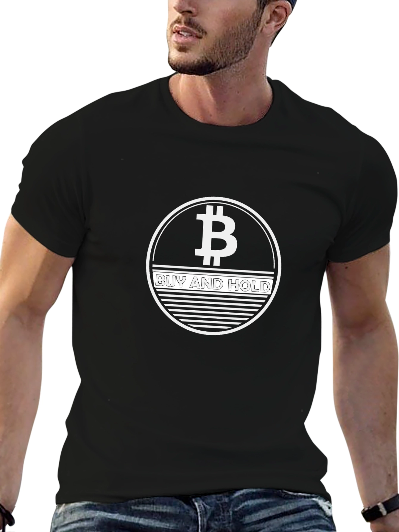 Bitcoin Buy & Hold Black T-Shirt