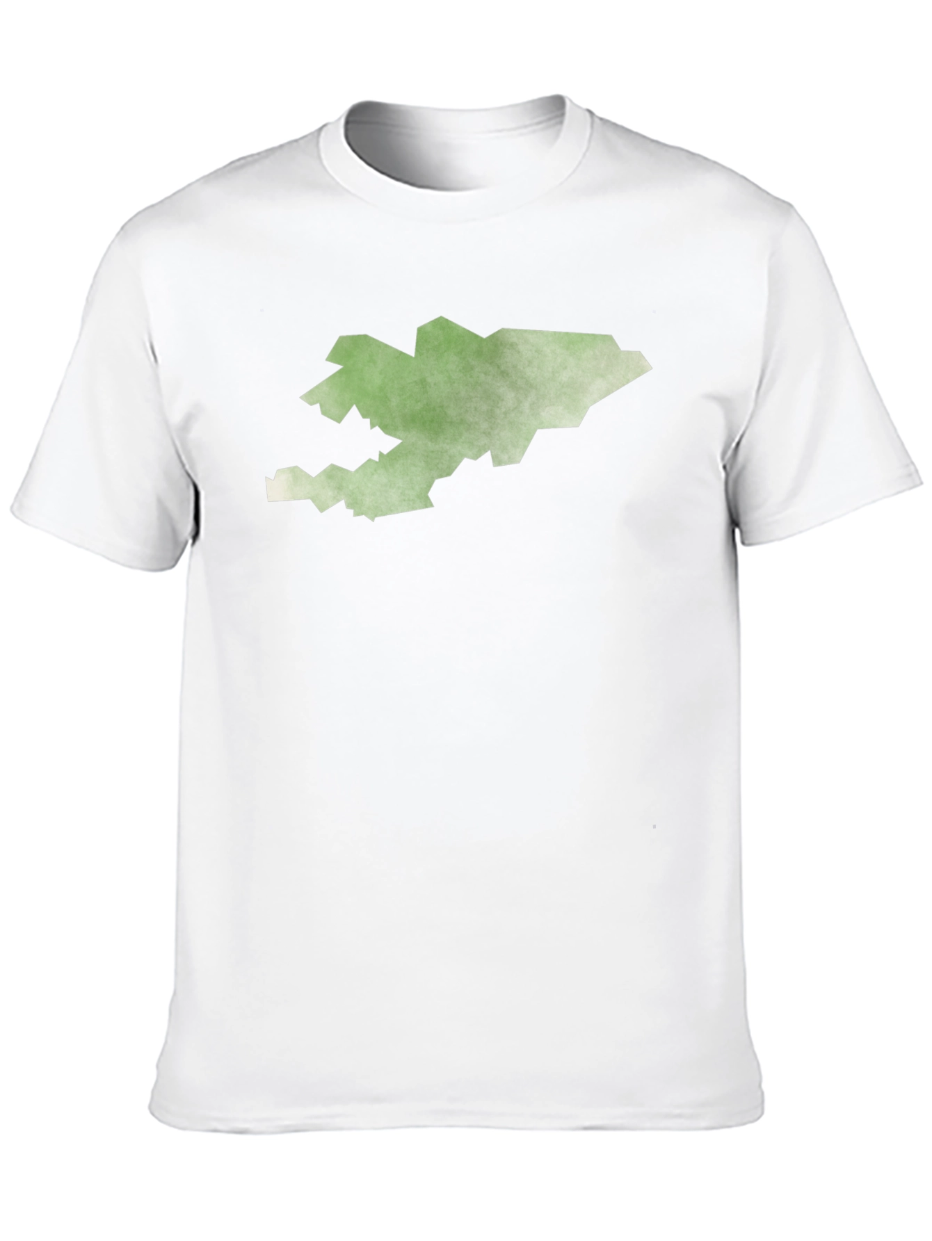 Kyrgyzstan Map Graphic Tee - Black Cotton T-Shirt