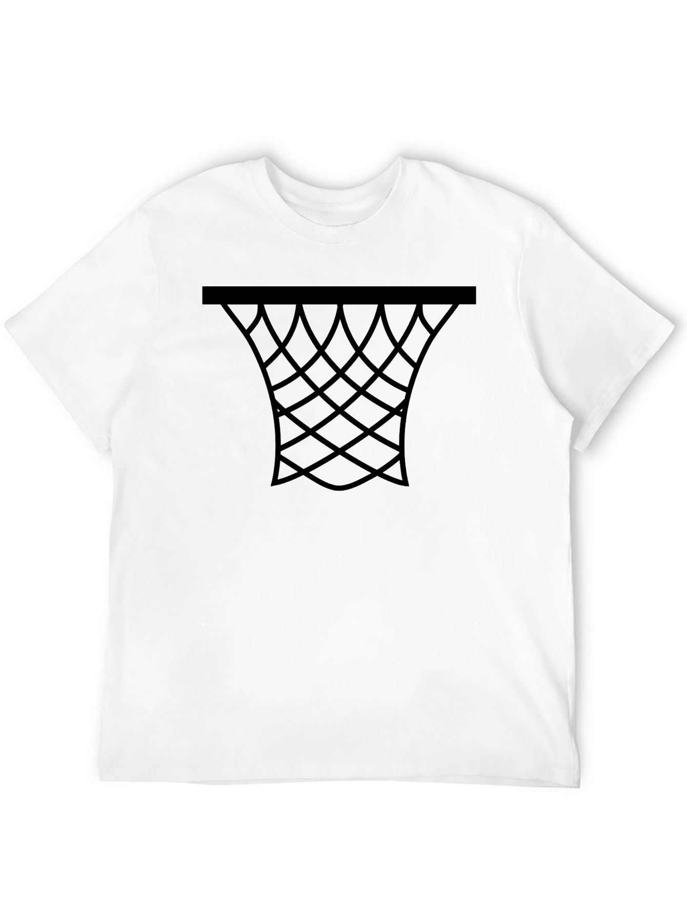 Basketball Net Graphic Tee - Black