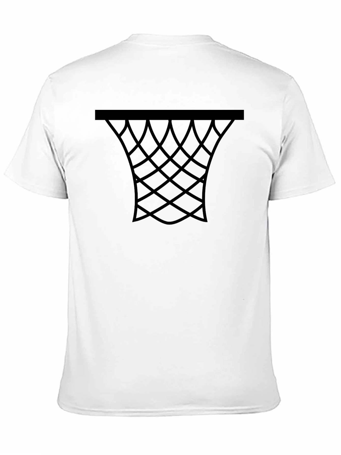 Basketball Net Graphic Tee - Black