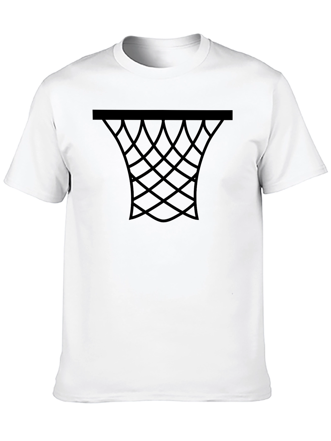 Basketball Net Graphic Tee - Black