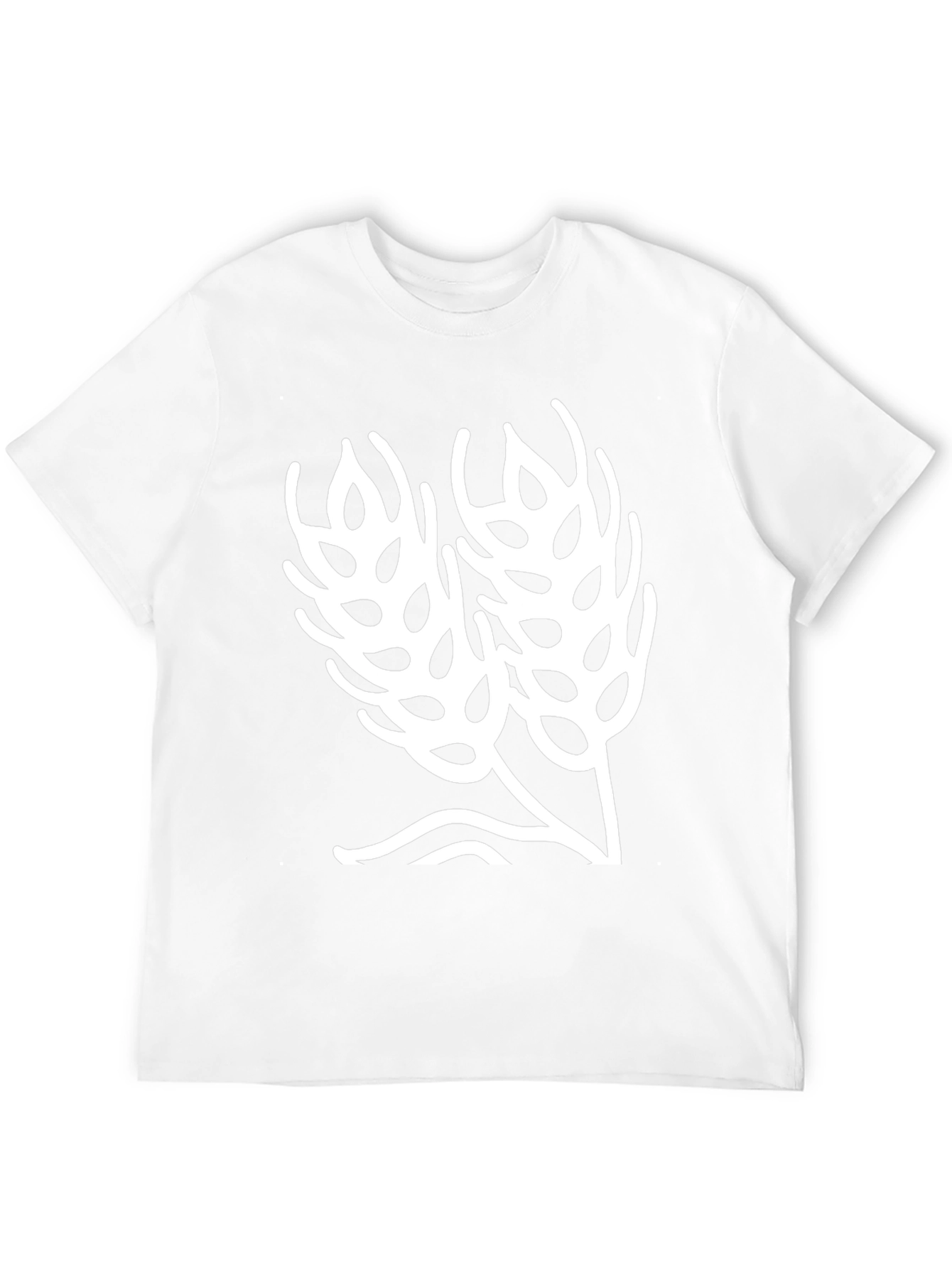 Wheat Graphic Black T-Shirt