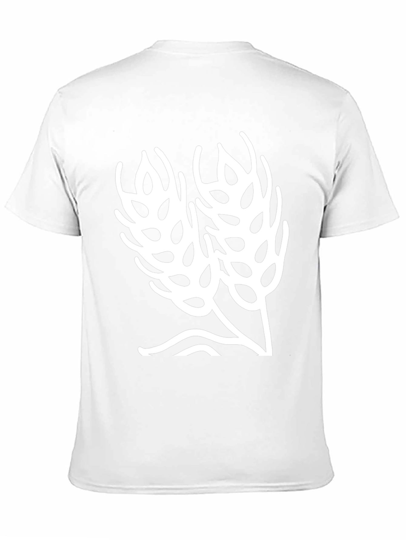 Wheat Graphic Black T-Shirt