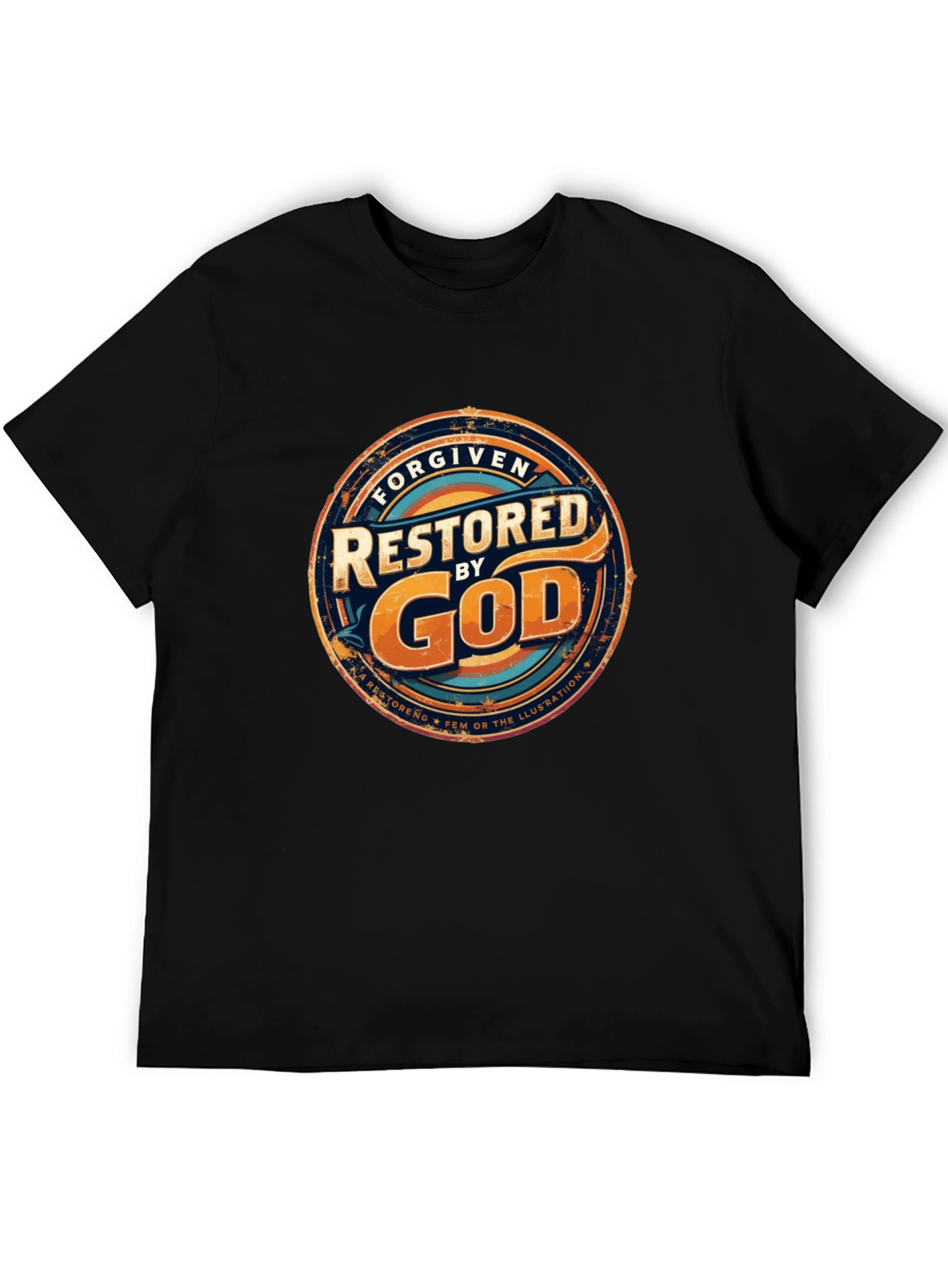 Forgiven Restored By God Graphic T-Shirt
