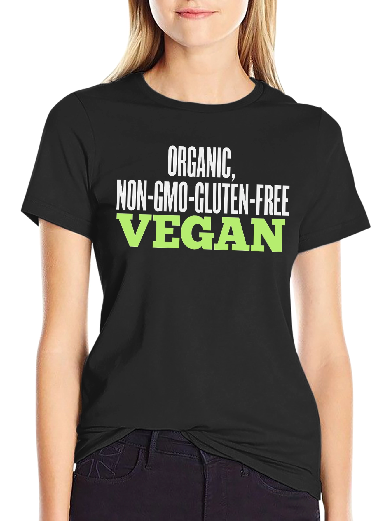 Organic Vegan T-Shirt - Non-GMO Gluten-Free