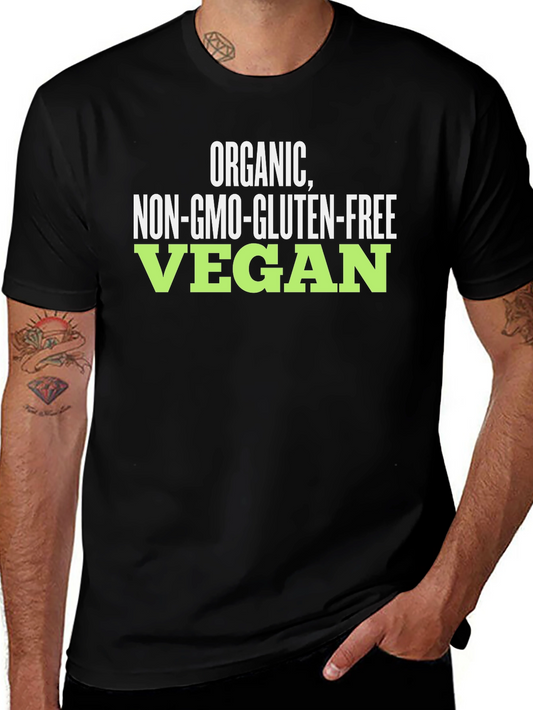 Organic Vegan T-Shirt - Non-GMO Gluten-Free