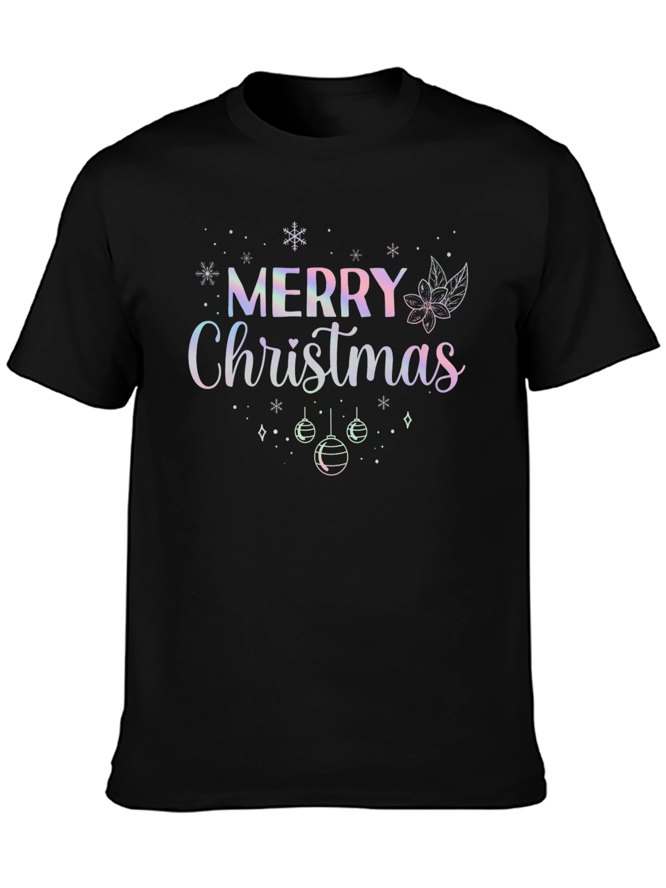 Merry Christmas Graphic Tee - Holiday Celebration