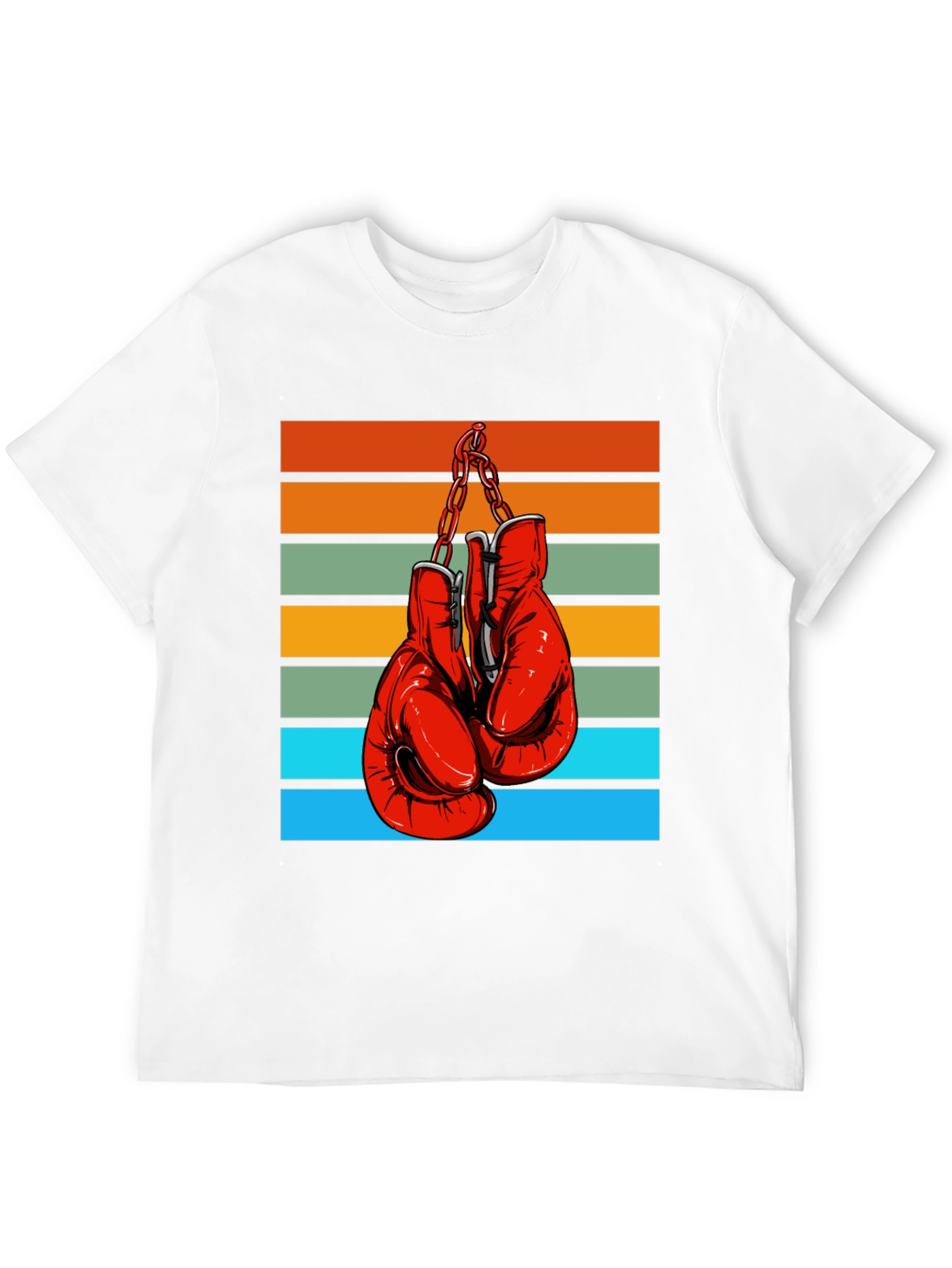 Retro Boxing Gloves Graphic Tee