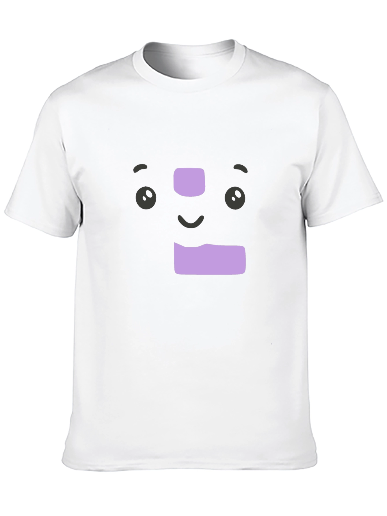 Unique Cartoon Face Graphic T-Shirt