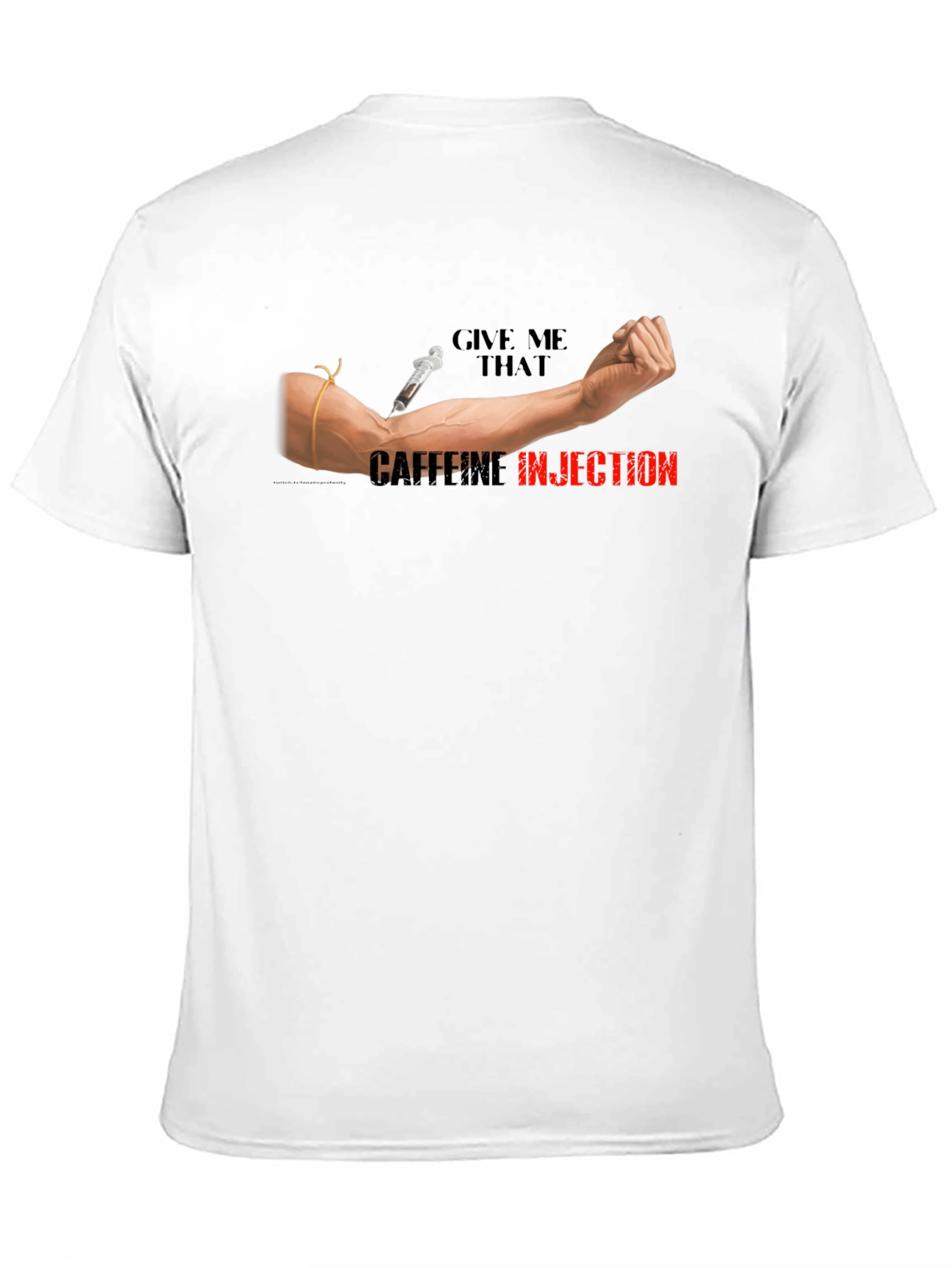 Caffeine Injection Graphic Tee - Addict T-Shirt