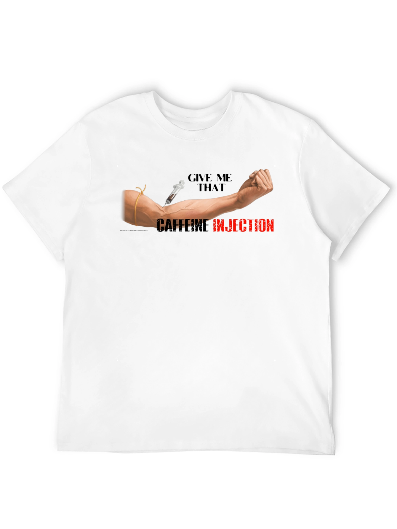 Caffeine Injection Graphic Tee - Addict T-Shirt