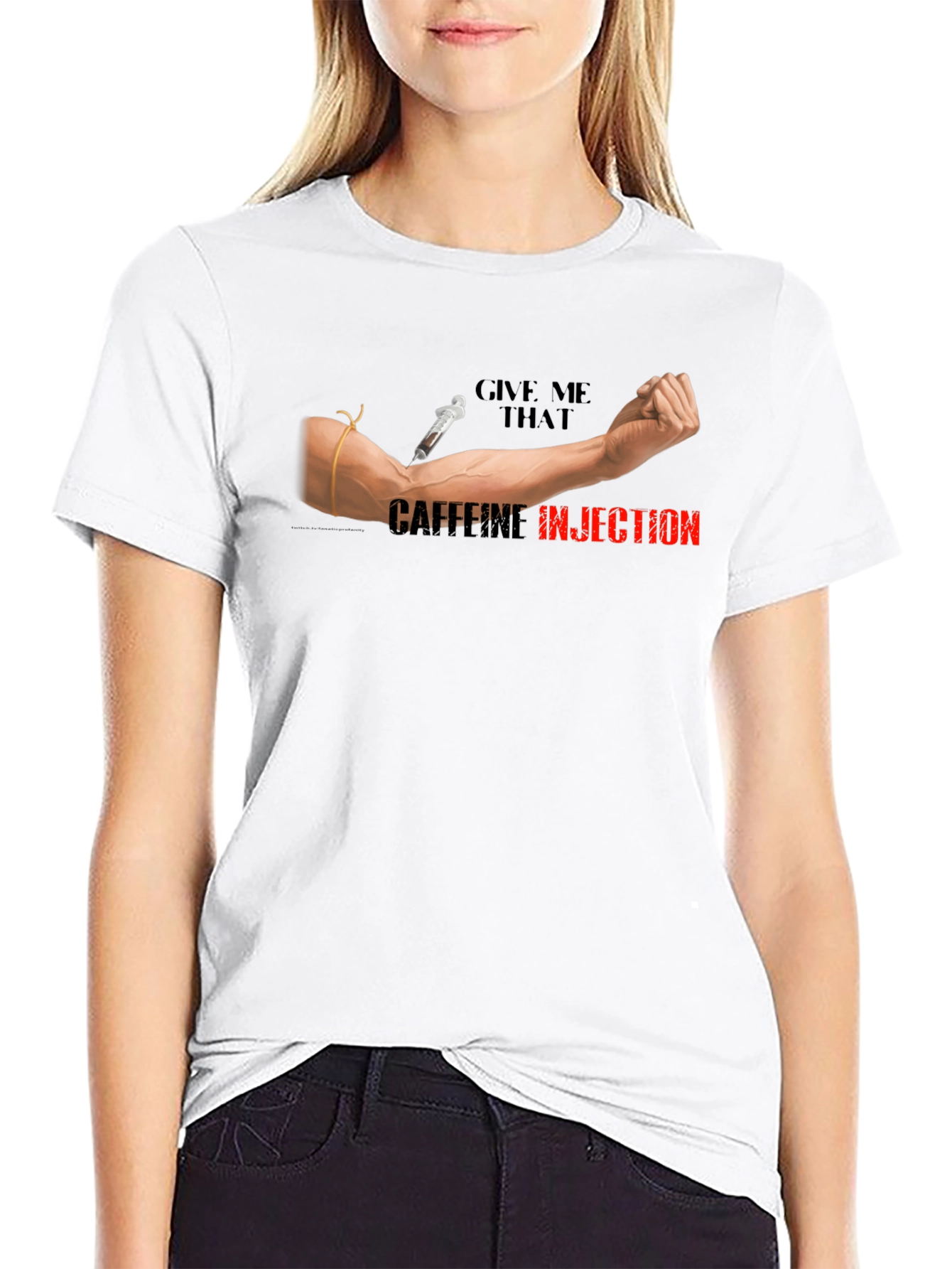 Caffeine Injection Graphic Tee - Addict T-Shirt