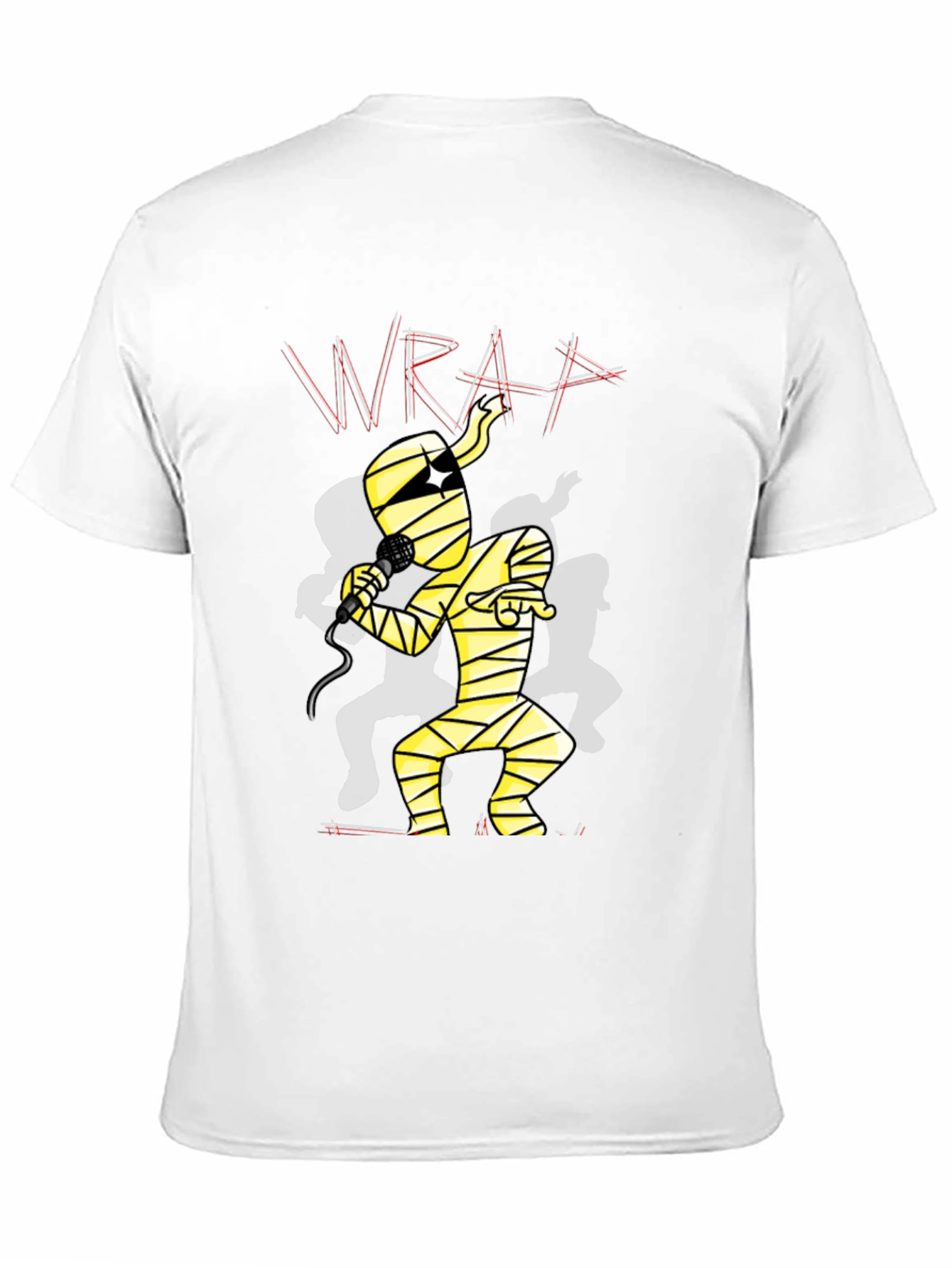 Mummy Rapper Graphic Tee - Black Cotton T-Shirt