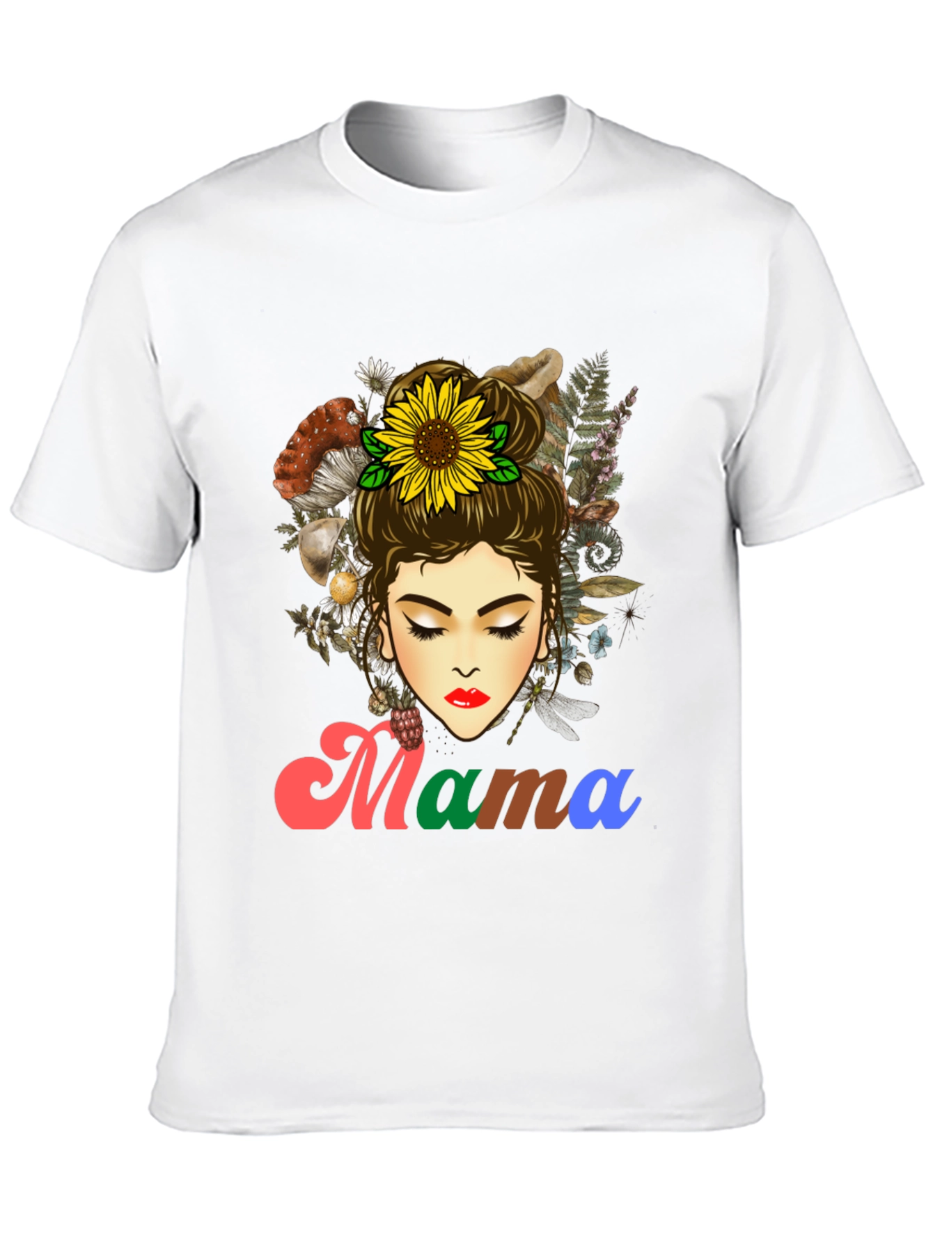 Mama Sunflower Graphic T-Shirt