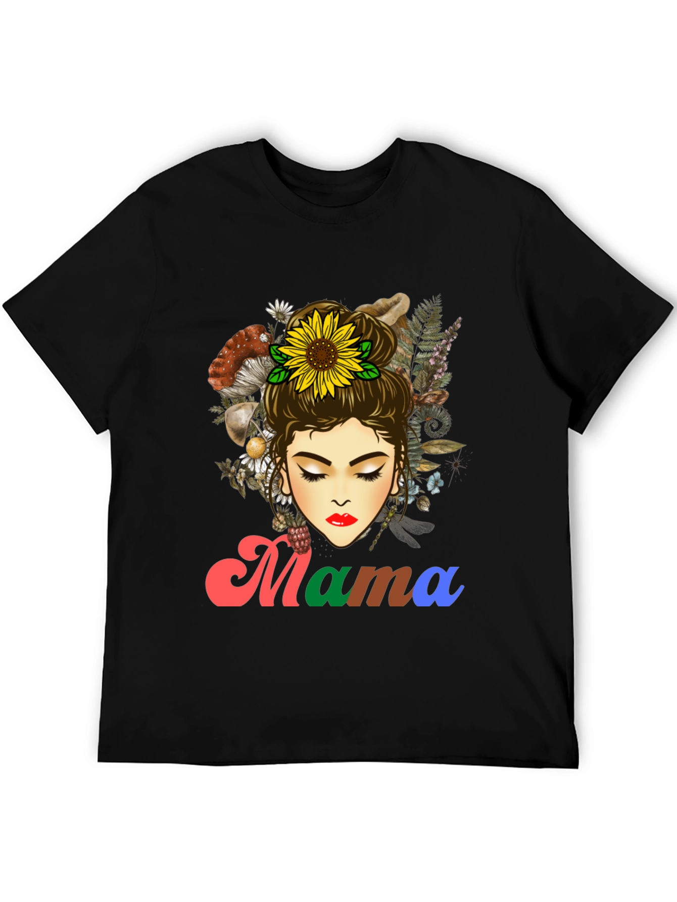 Mama Sunflower Graphic T-Shirt