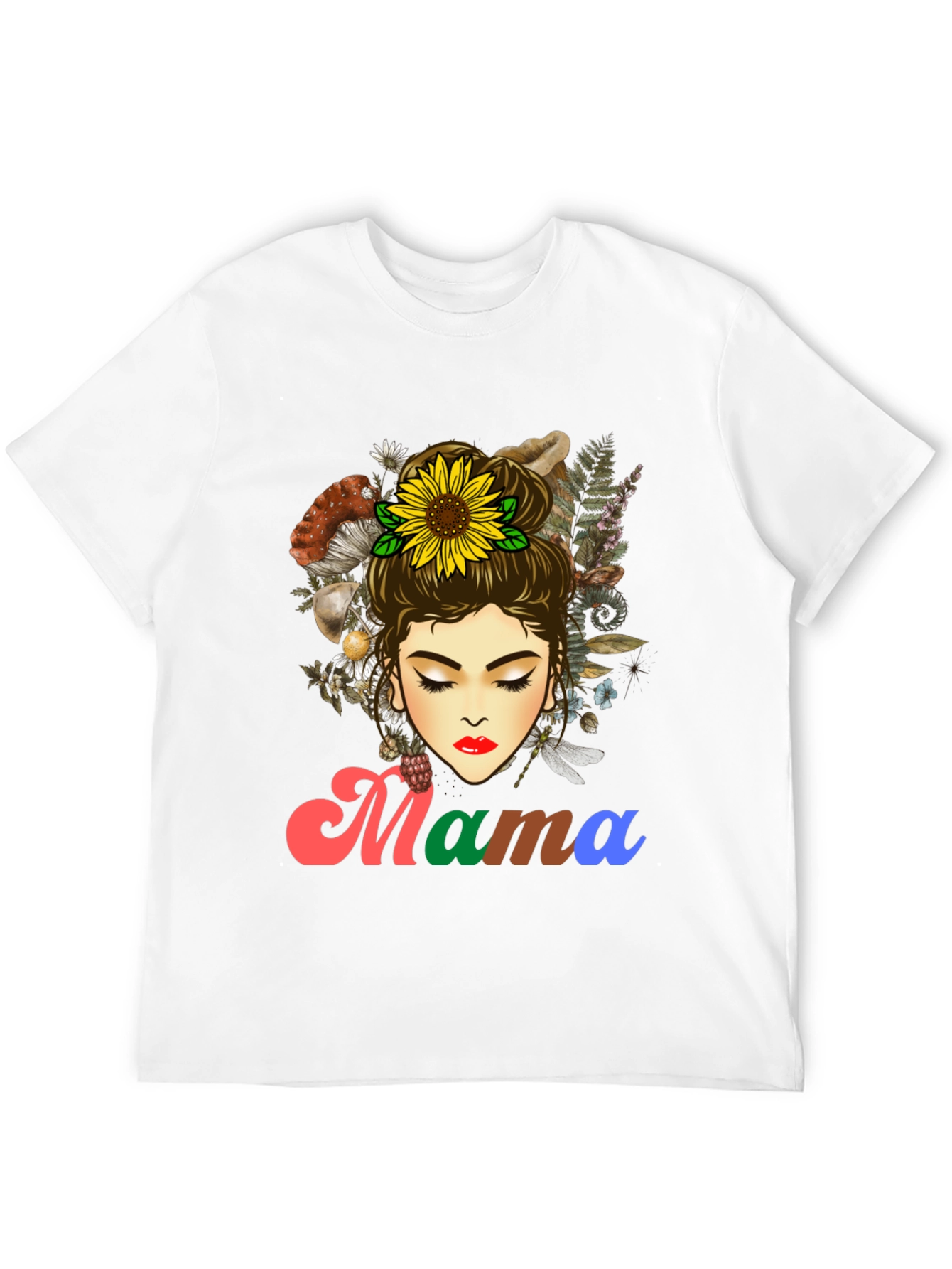 Mama Sunflower Graphic T-Shirt