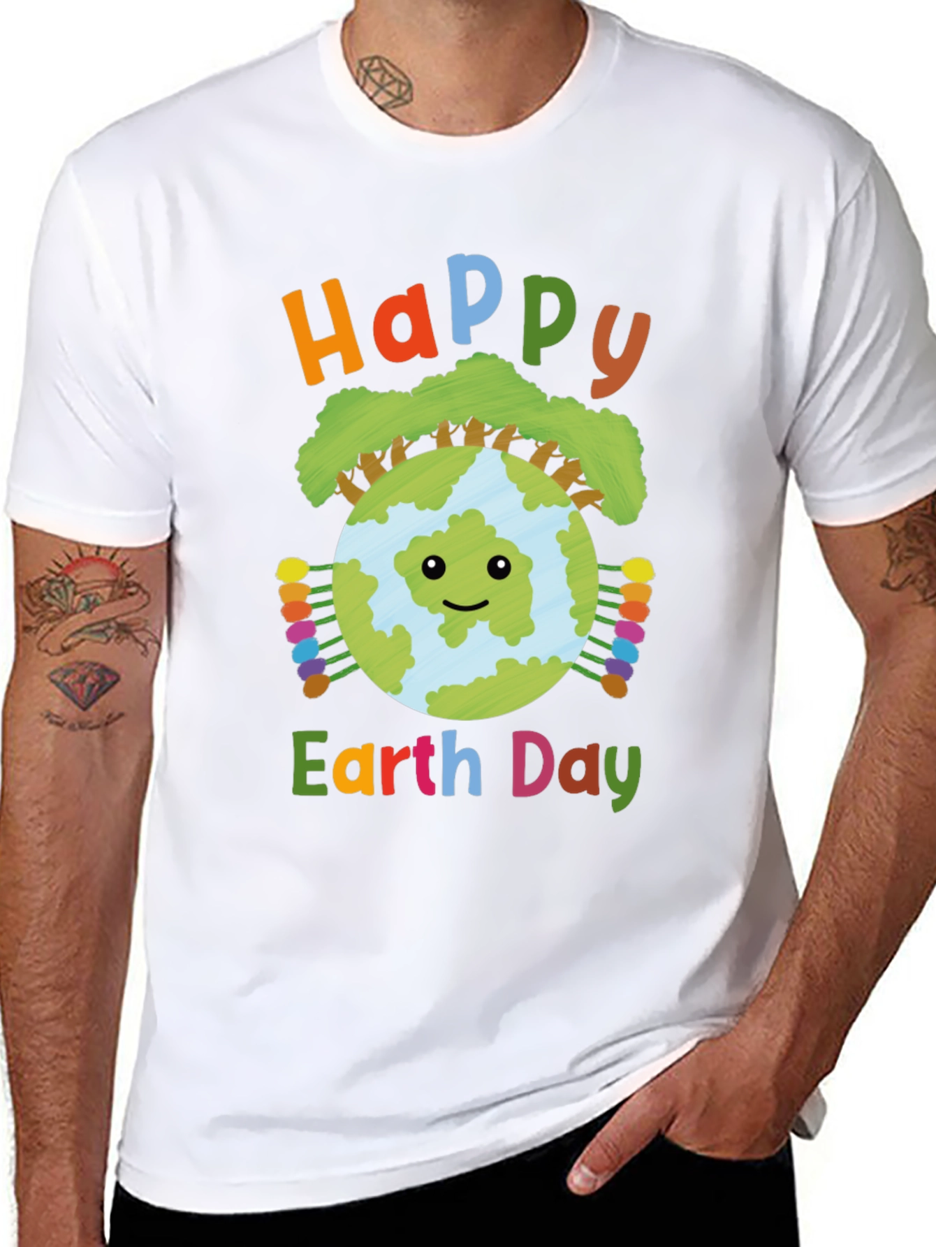 Happy Earth Day T-Shirt - Earth Graphic Tee