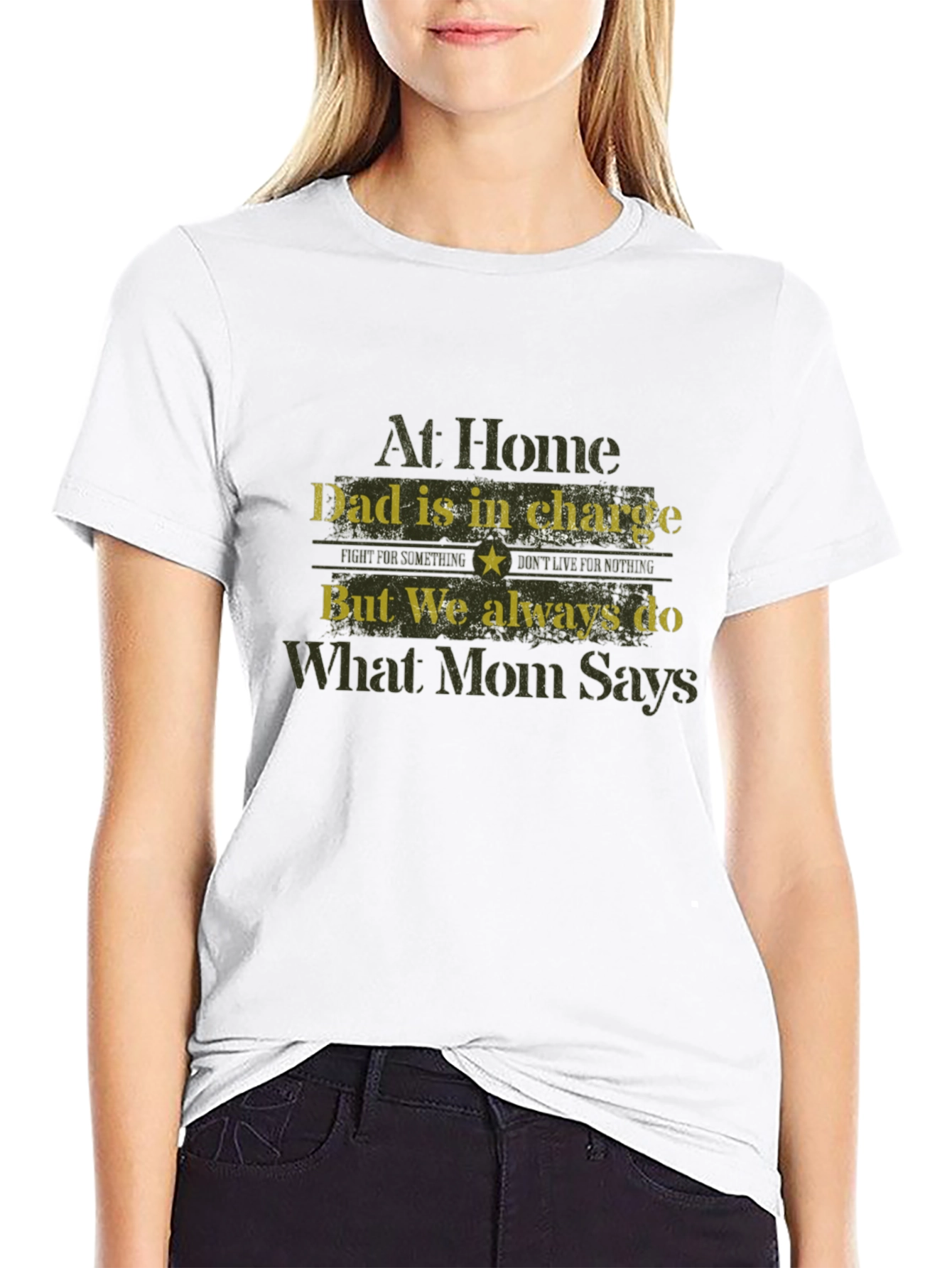 Dad Is In Charge Mens Graphic T-Shirt