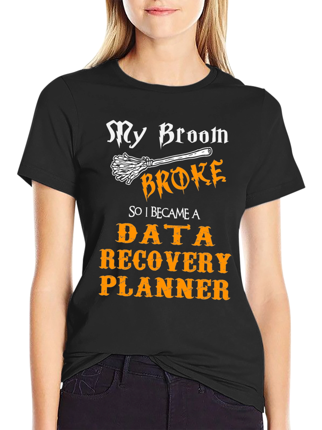 Data Recovery Planner T-Shirt - Funny Halloween Career Tee