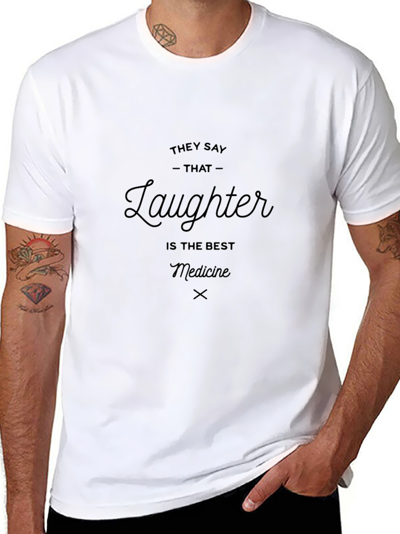 Laughter is The Best Medicine Graphic Tee