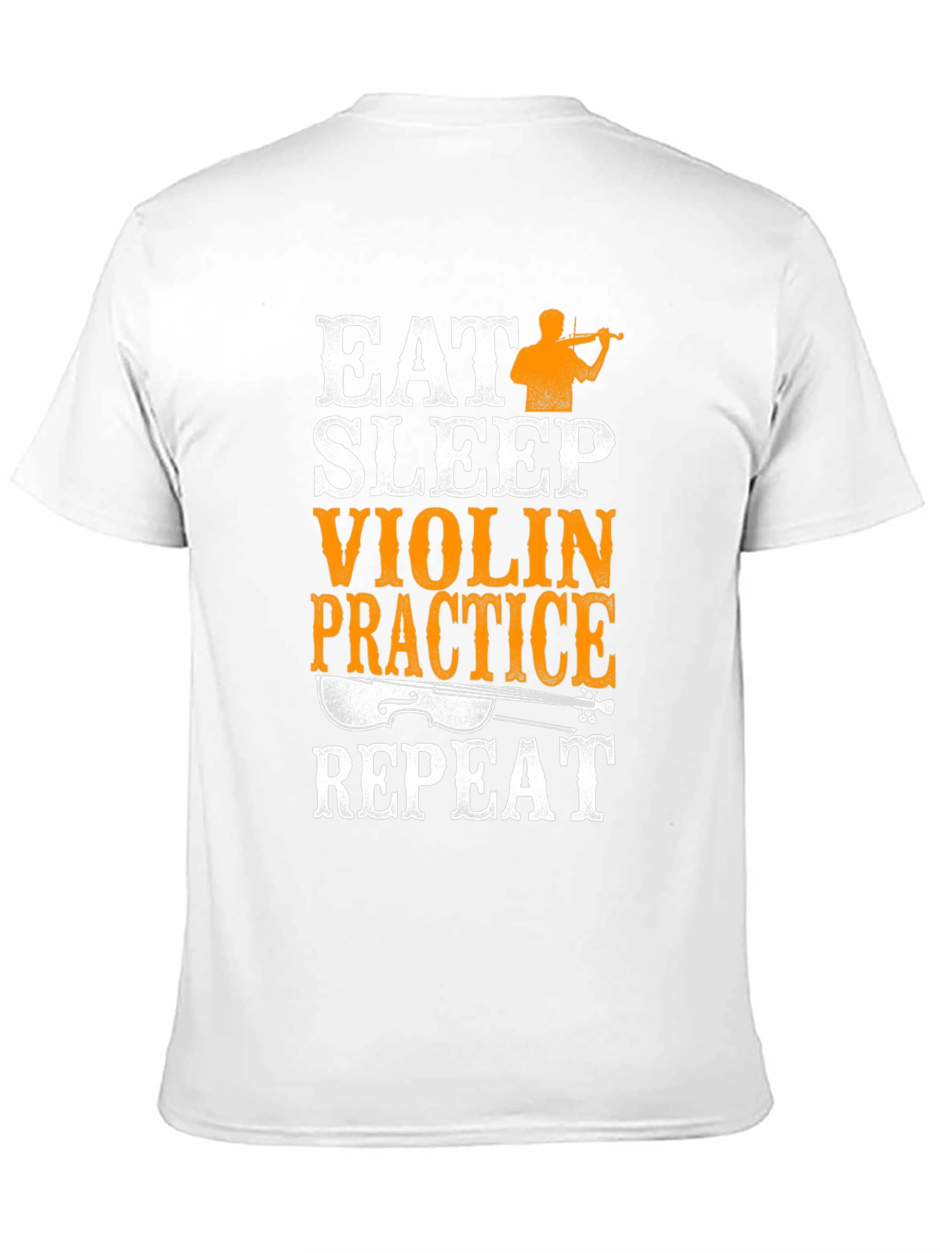 Eat Sleep Violin Practice Repeat Black T-Shirt