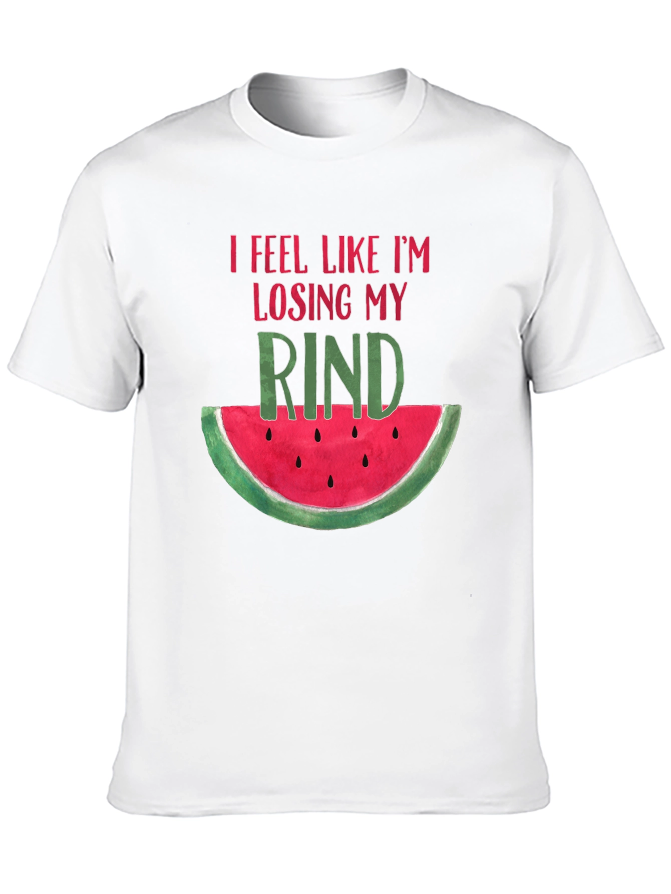 Losing My Rind Funny Watermelon Graphic Tee