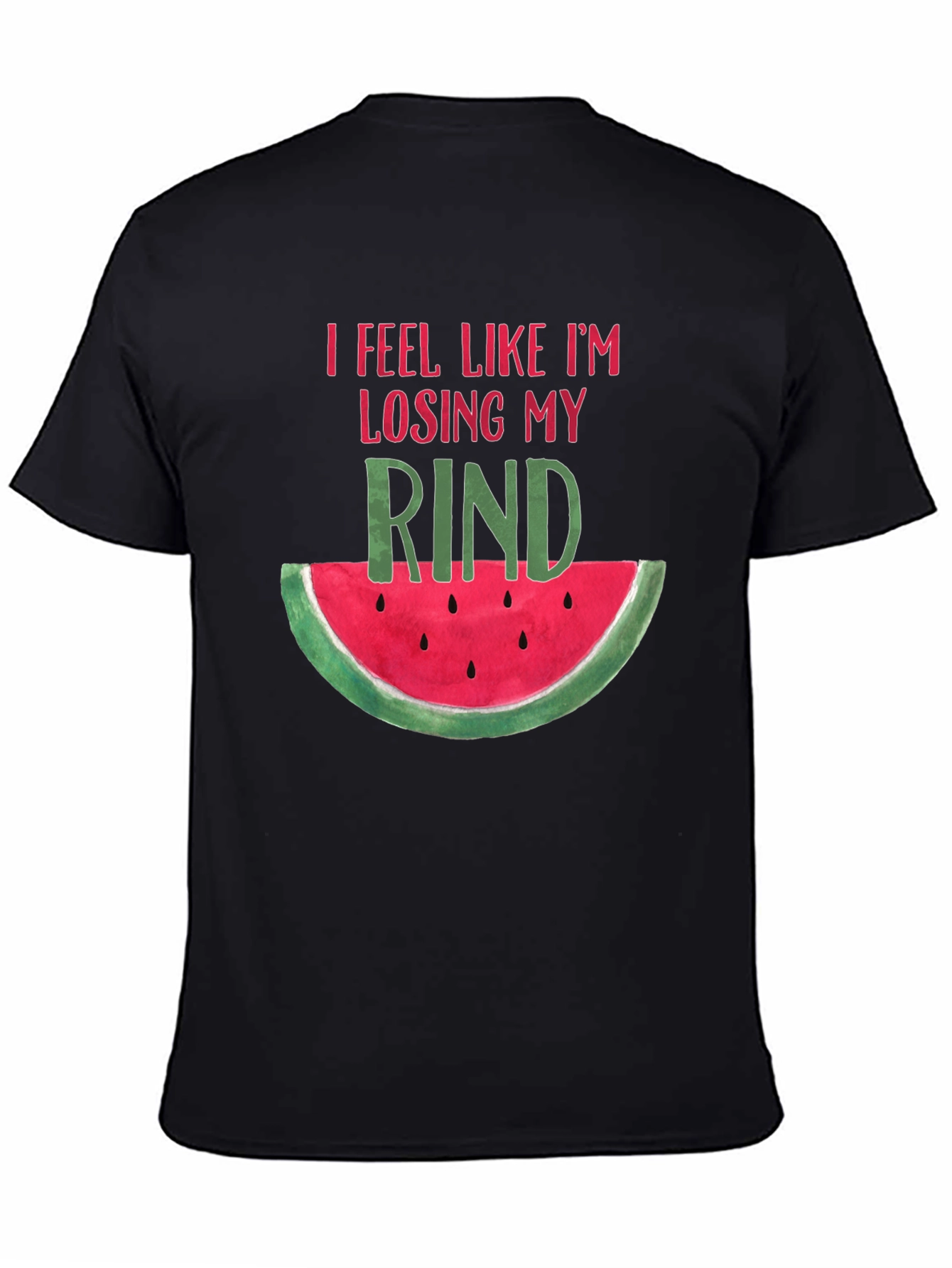 Losing My Rind Funny Watermelon Graphic Tee