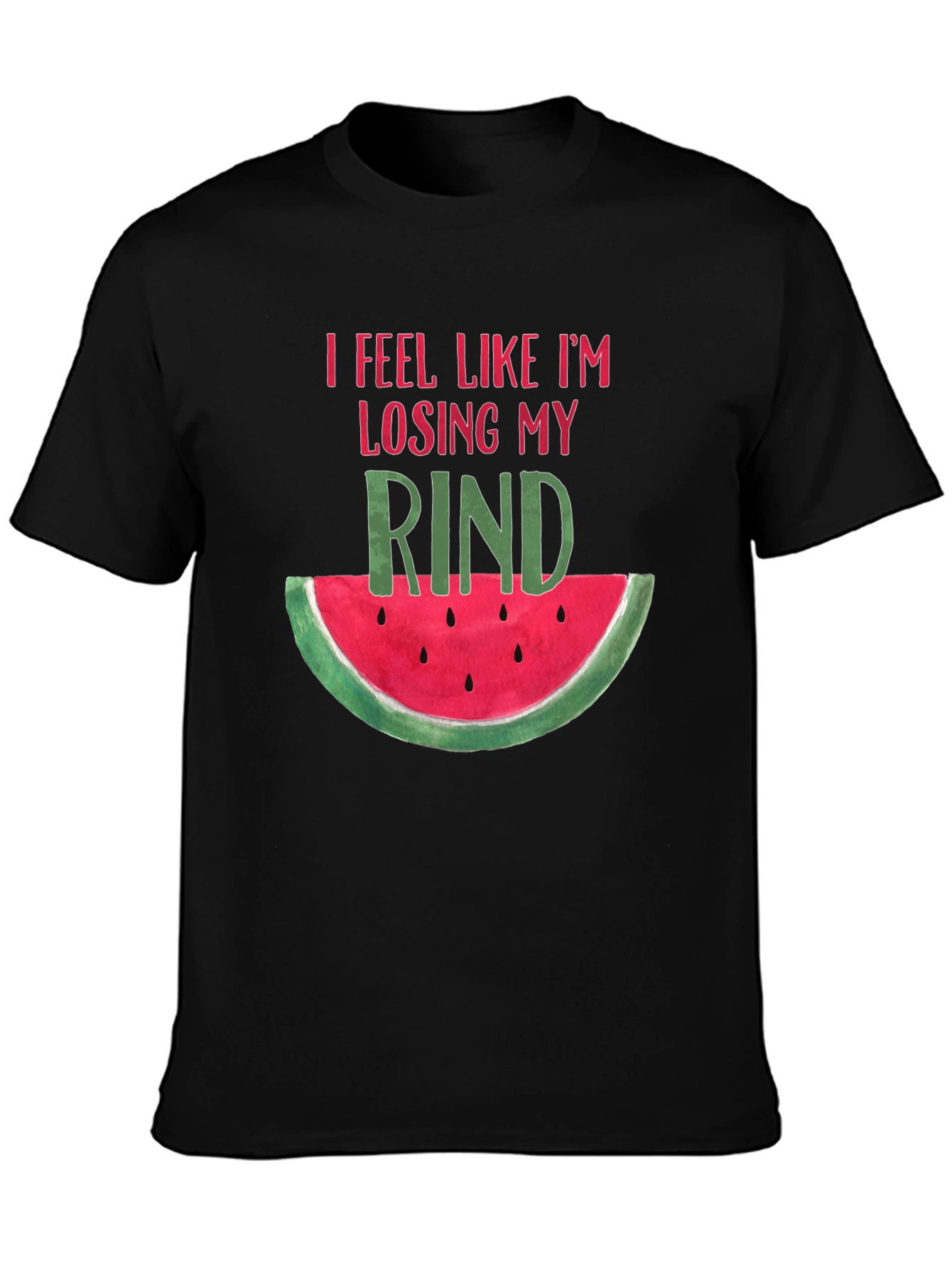 Losing My Rind Funny Watermelon Graphic Tee