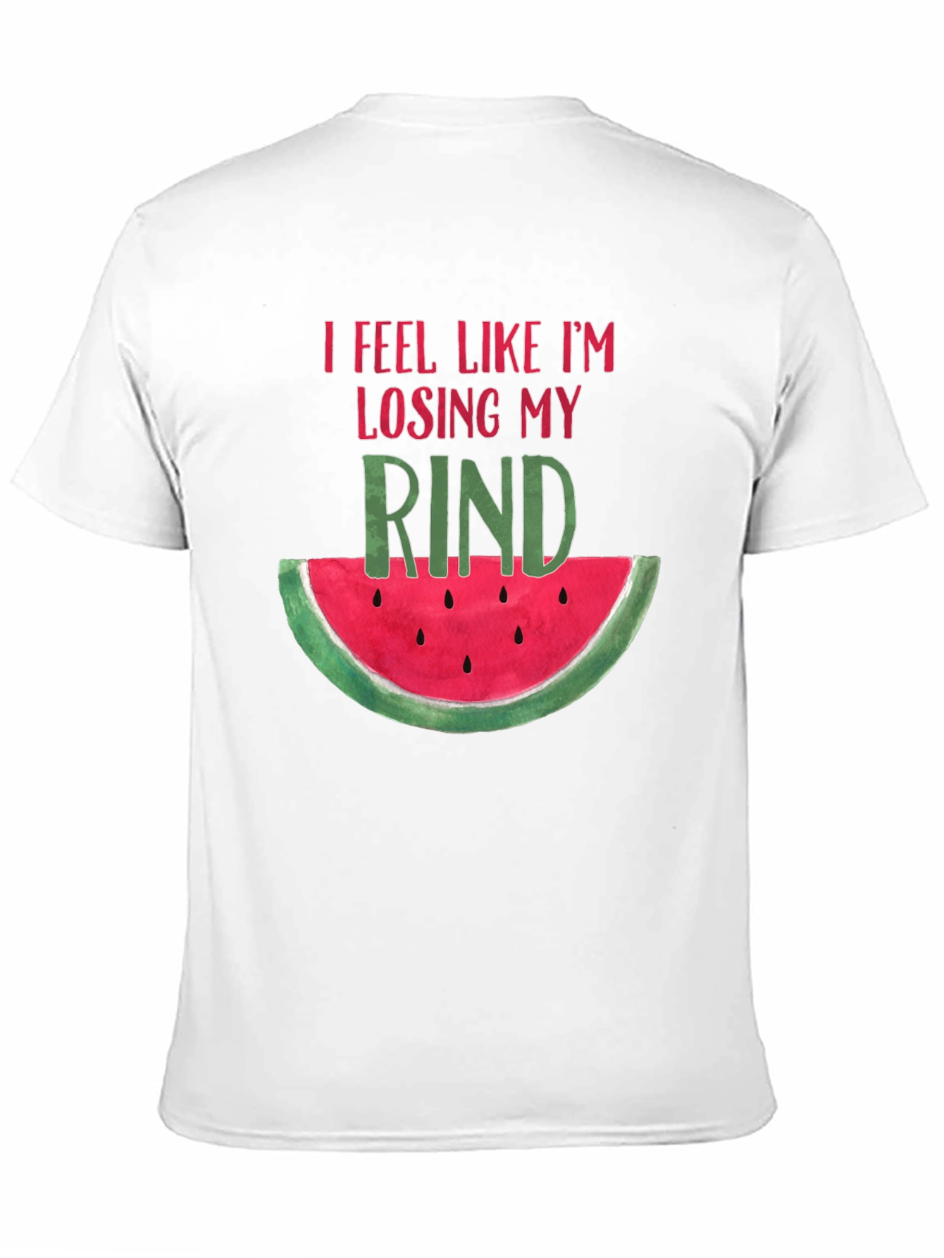 Losing My Rind Funny Watermelon Graphic Tee