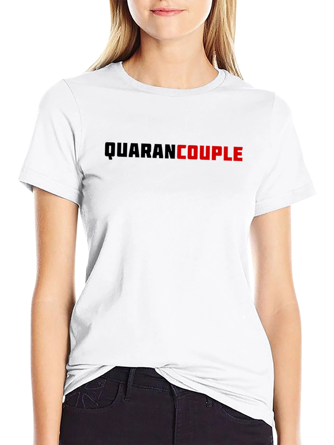 QuaranCouple Black T-Shirt