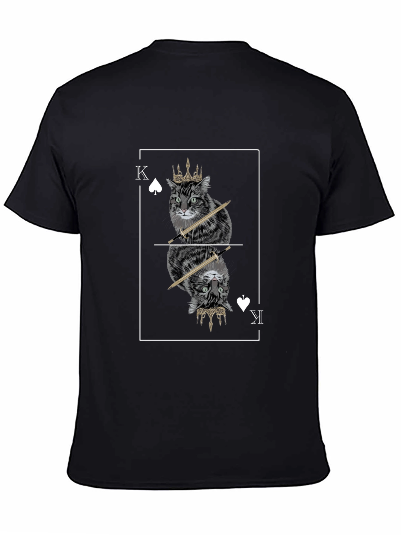 King Cat T-Shirt - Unique Graphic Tee